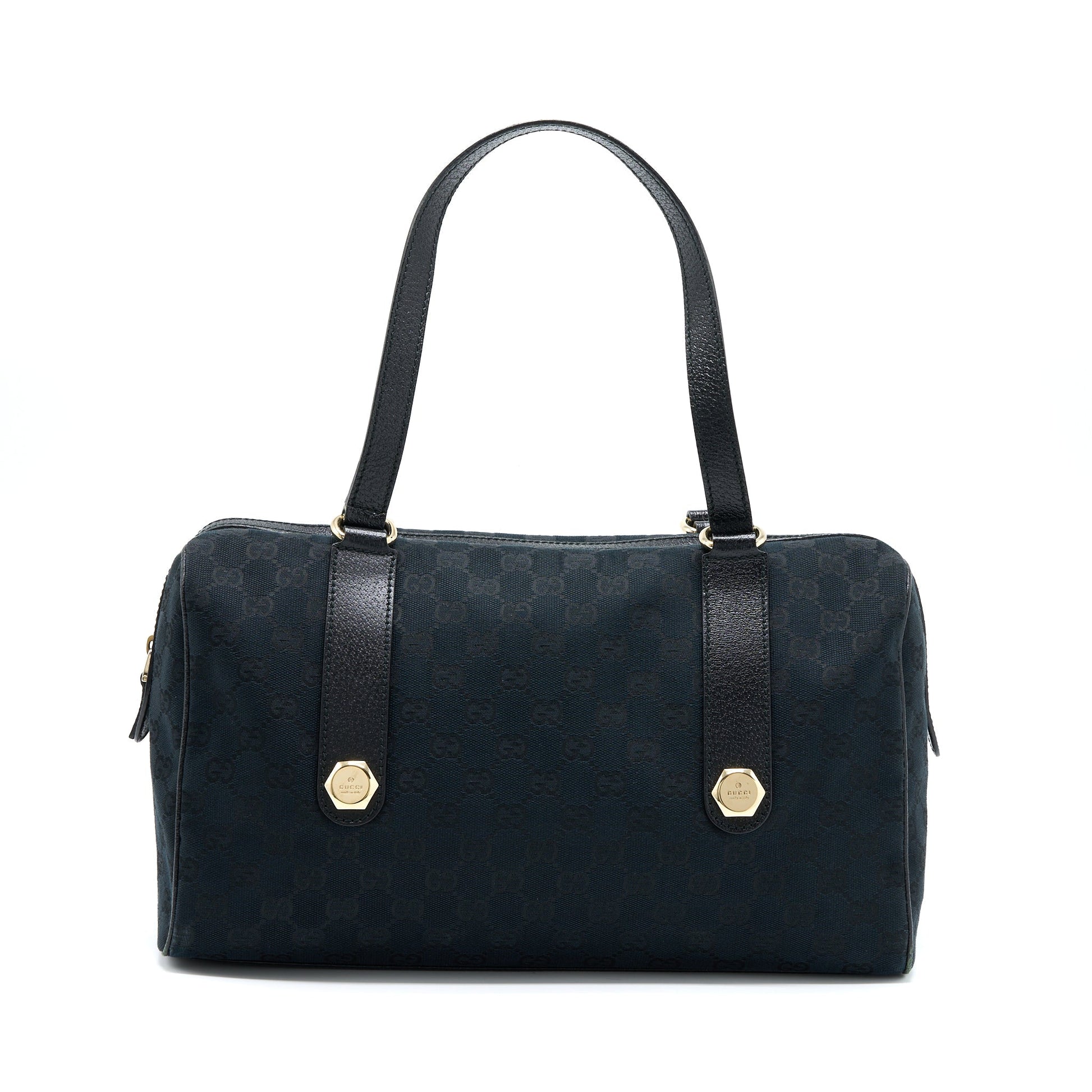 Gucci Boston Bag Supreme Fabric Shw Black Travel Bag