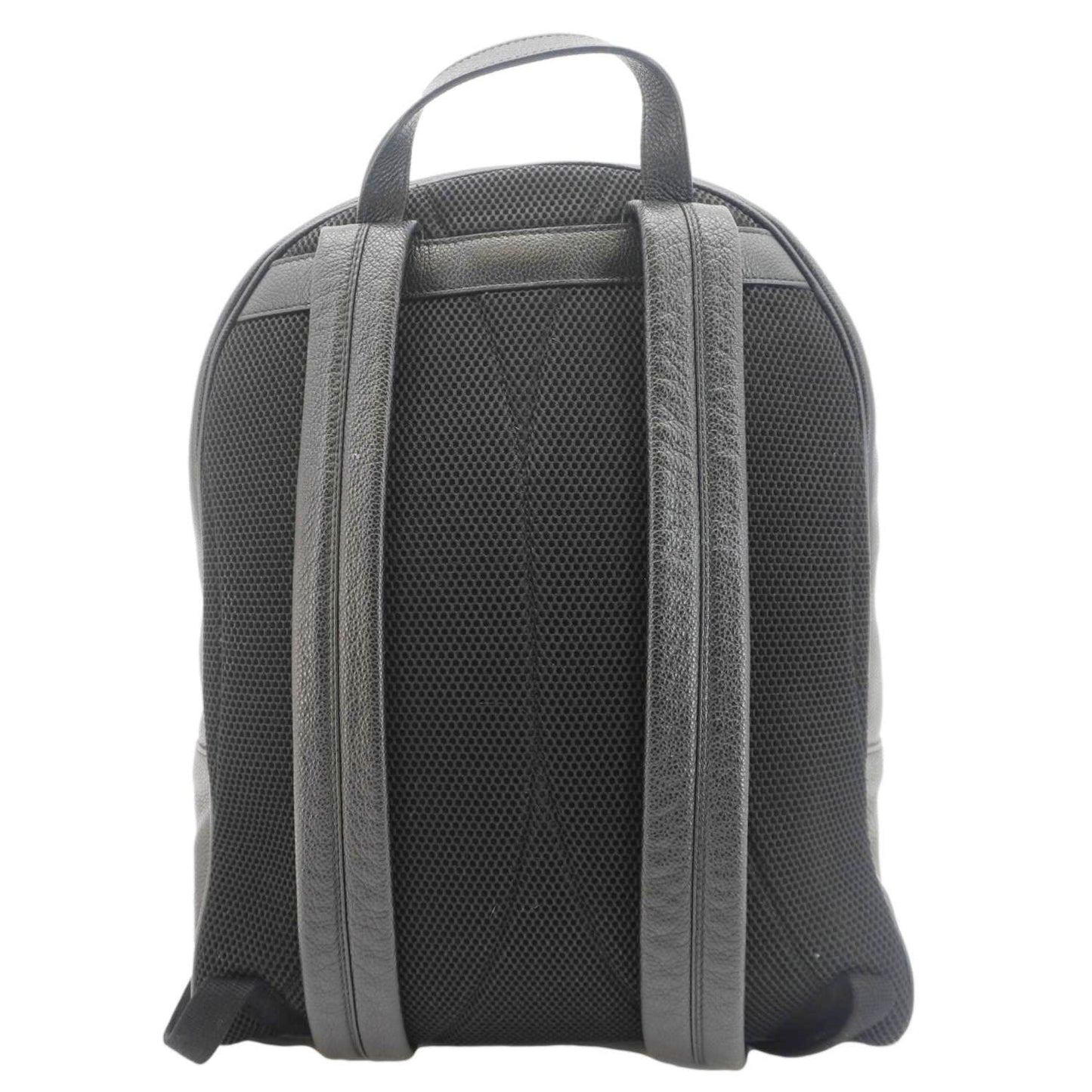 Gucci Web Print Backpack Leather Black