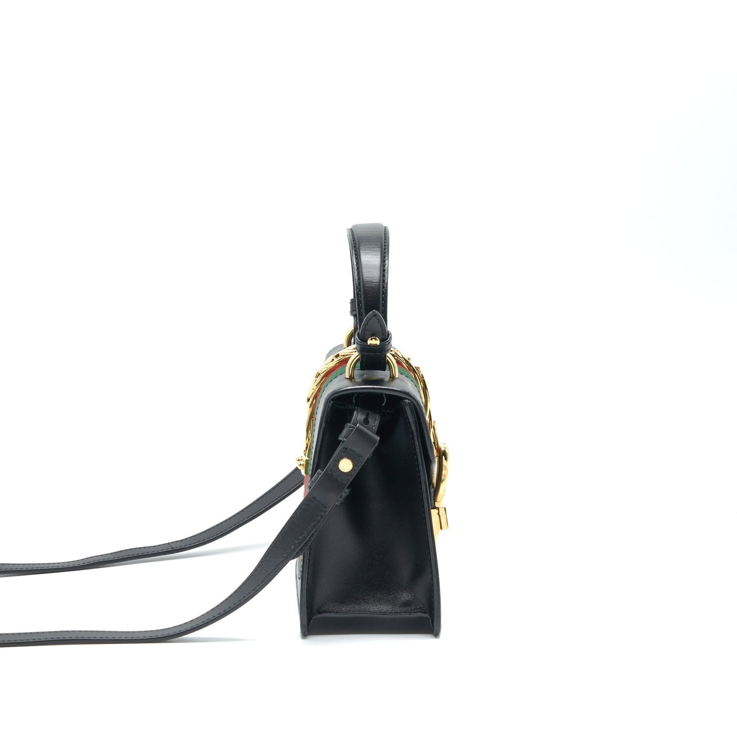 Gucci Sylvie Handbag Black Mini Travel Bag