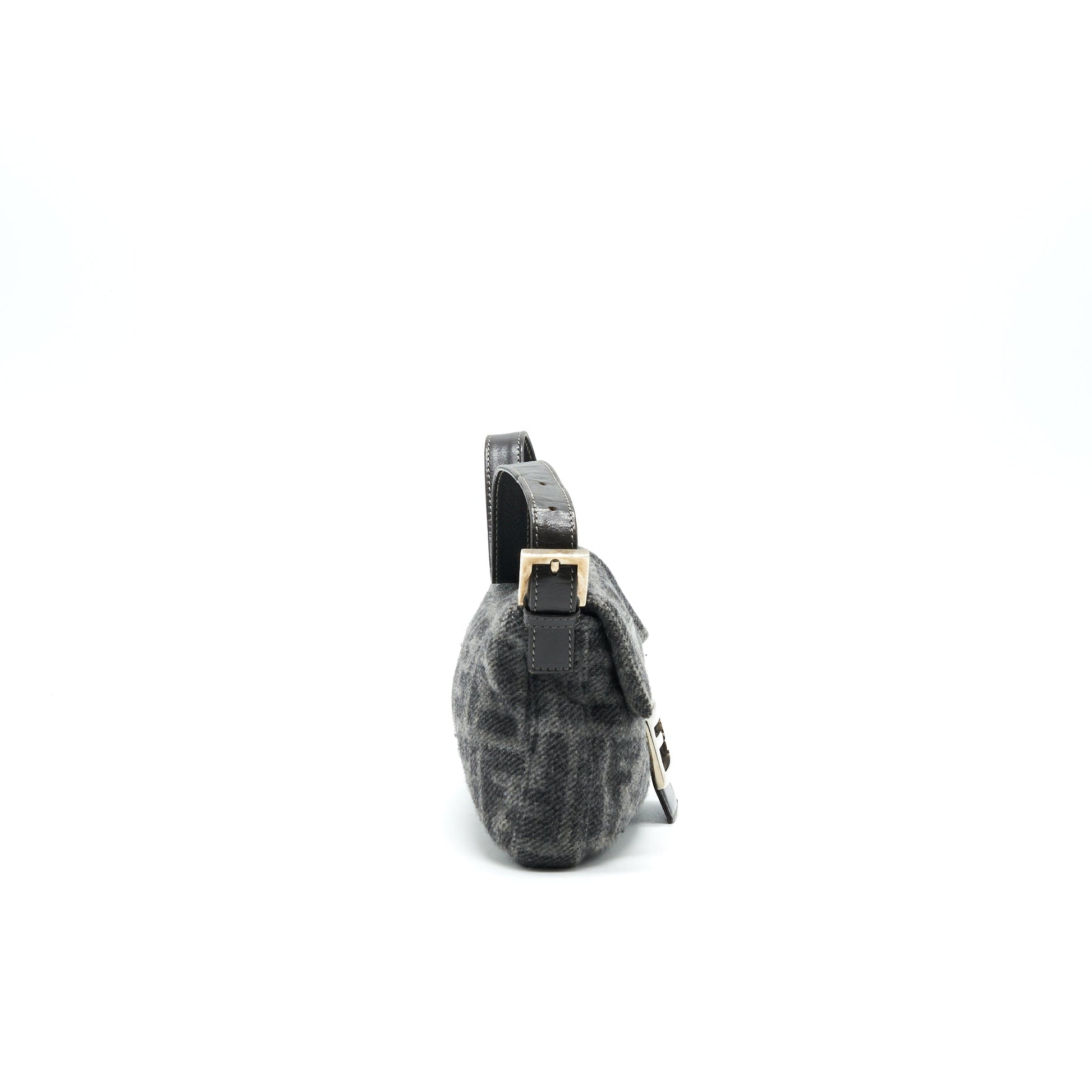 Fendi Tweed Handbag Travel Bag