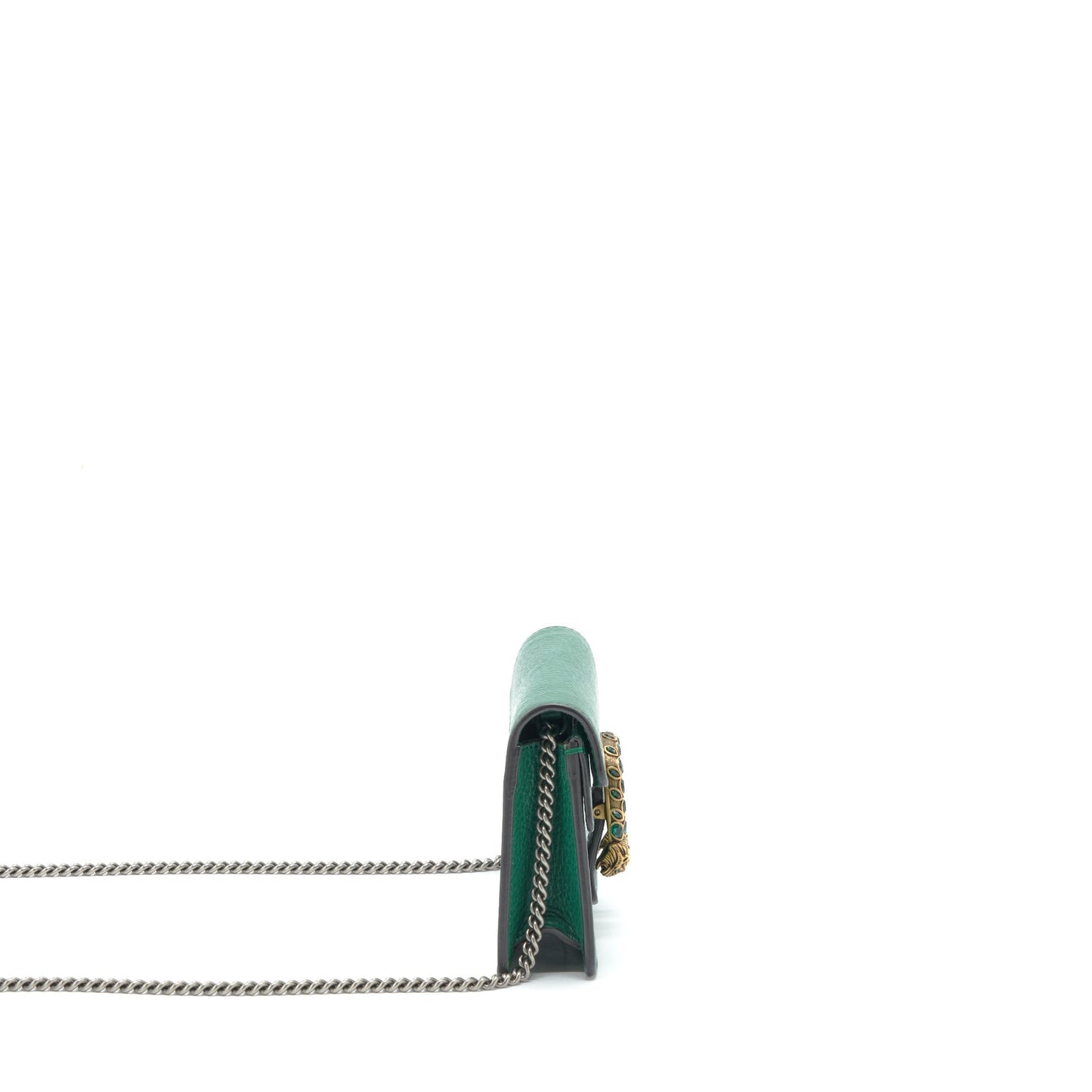 Gucci Dionysus Super Bag Sliver Hardware Green Gold Travel Bag