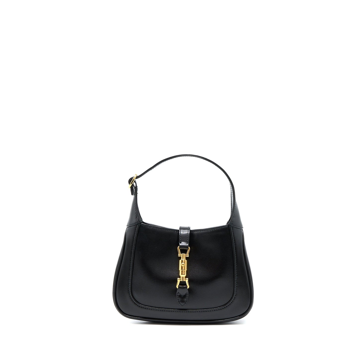 Gucci Jackie Bag Calfskin Black Mini Travel Bag