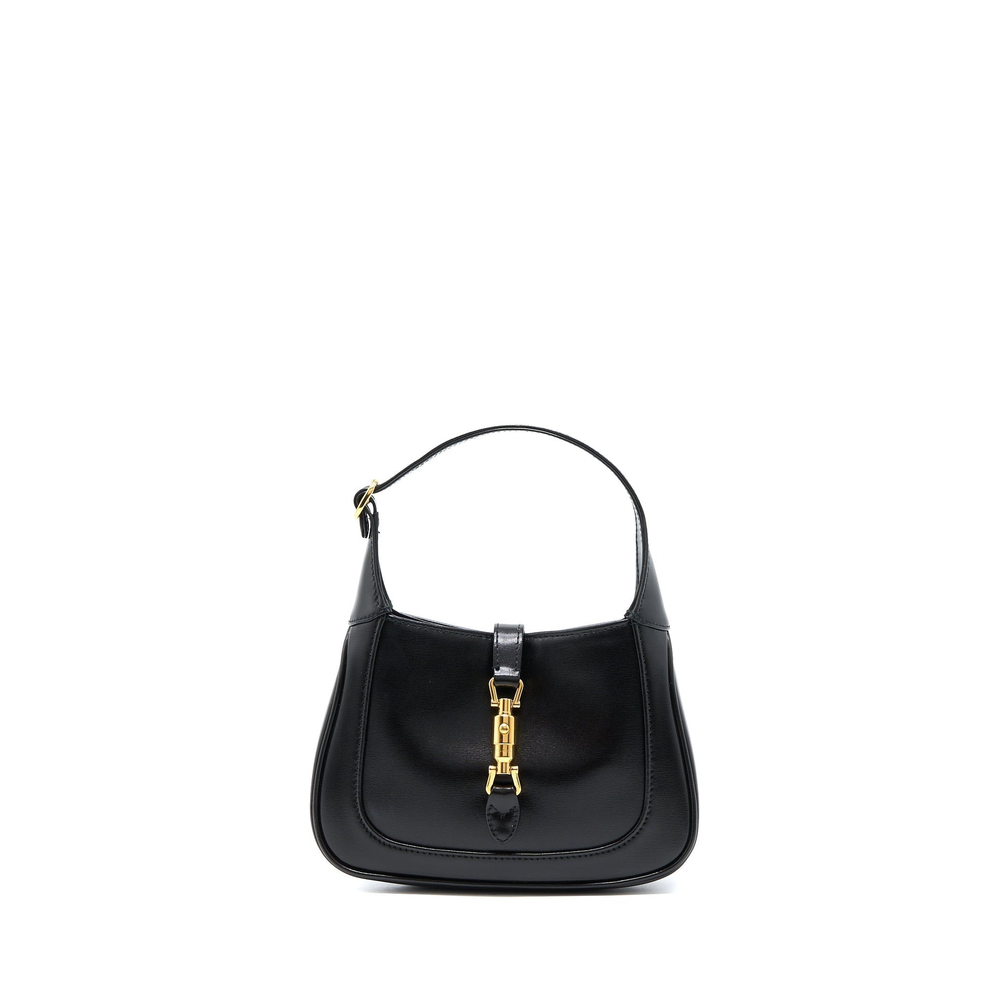 Gucci Jackie Bag Calfskin Black Mini Travel Bag