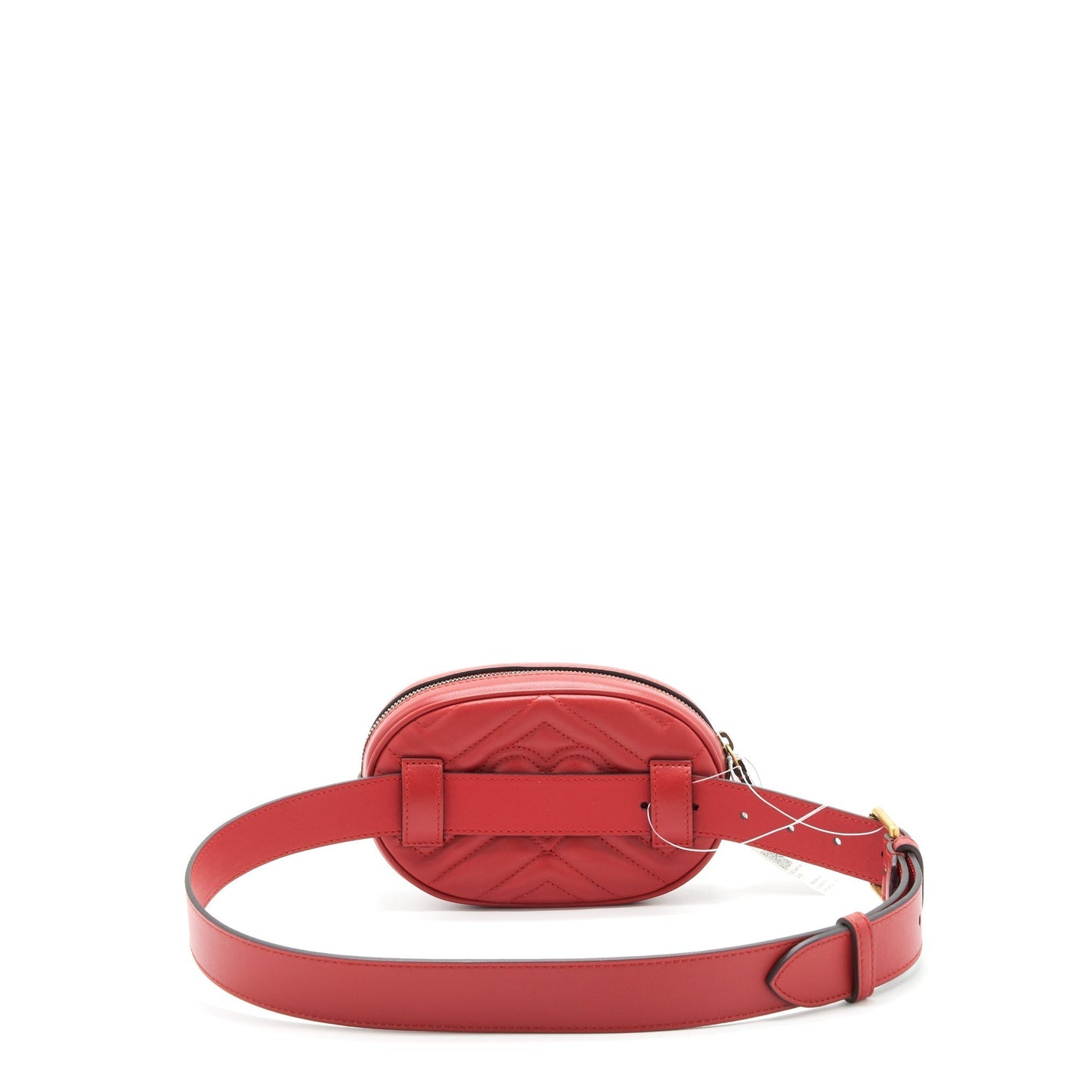 Gucci Size85 Marmont Belt Bag Leather Red Accessory