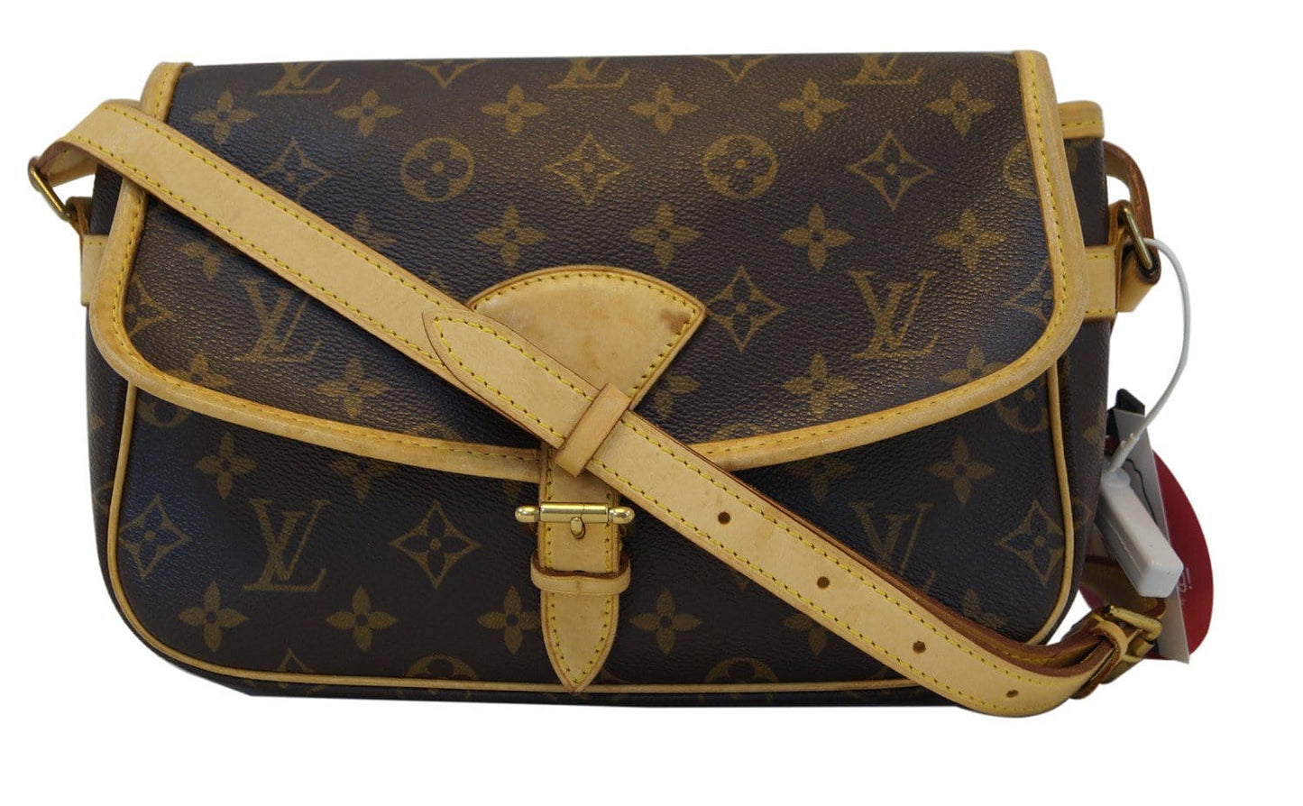 Louis Sologne Shoulder Bag Canvas Monogram Crossbody Bag