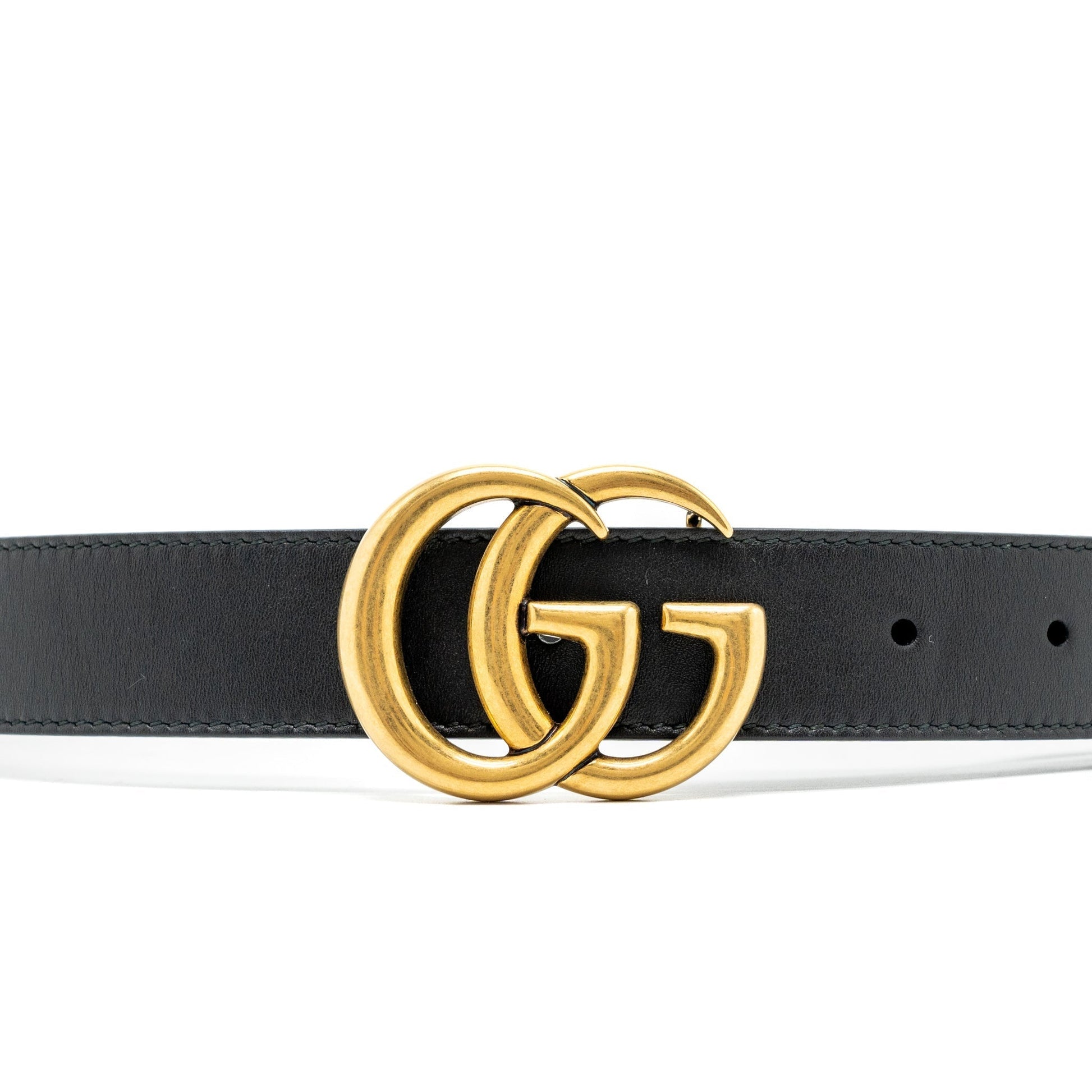 Gucci Size Marmont Belt Handbag Leather Black Accessory