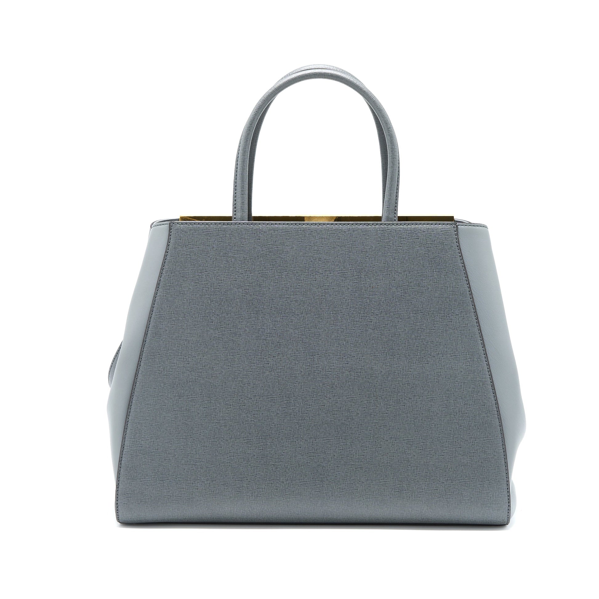 Fendi Jours Purse Grey Gray Large Travel Bag