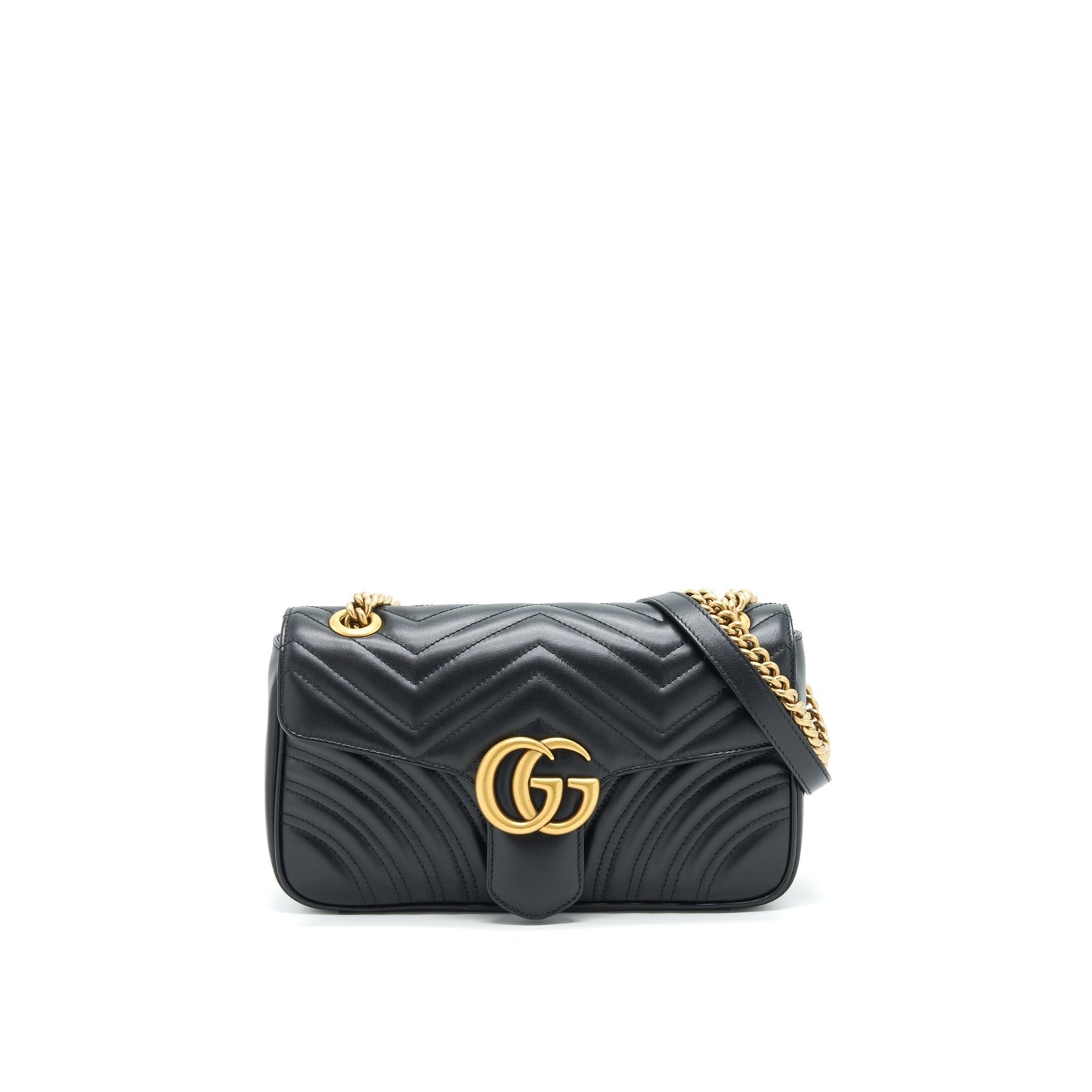Gucci Marmont Shoulder Bag With Black