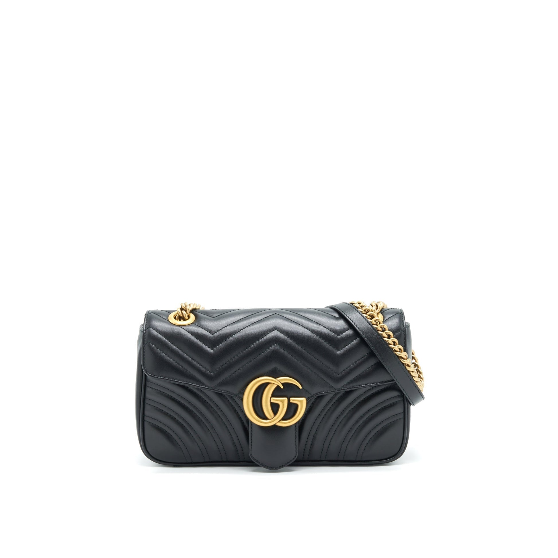 Gucci Marmont Shoulder Bag With Black
