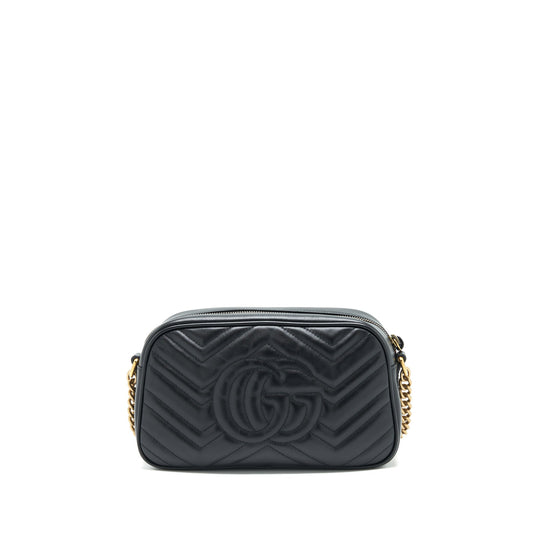 Gucci Marmont Camera Bag Black Small Travel Bag