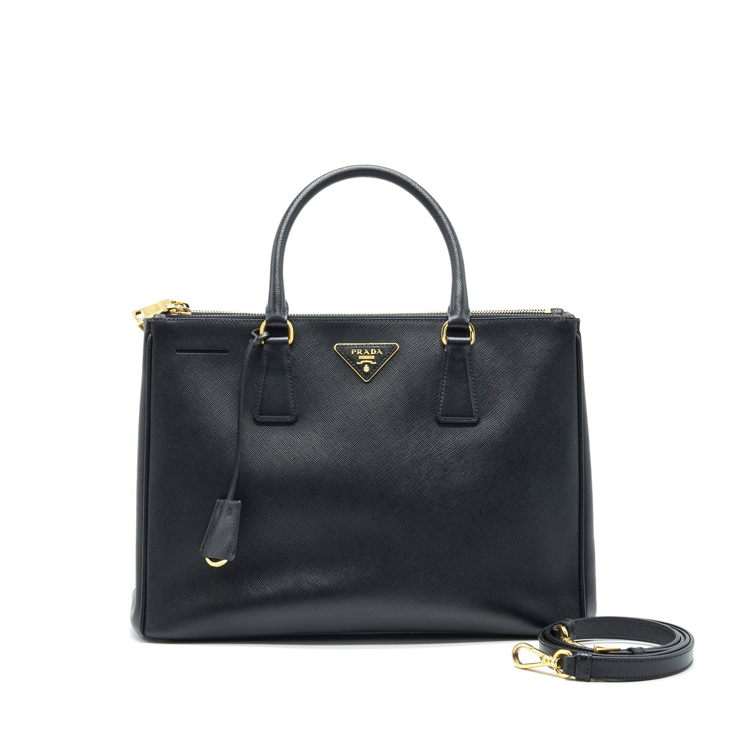 Prada Saffiano Tote Purse Handbag Black Tote Bag