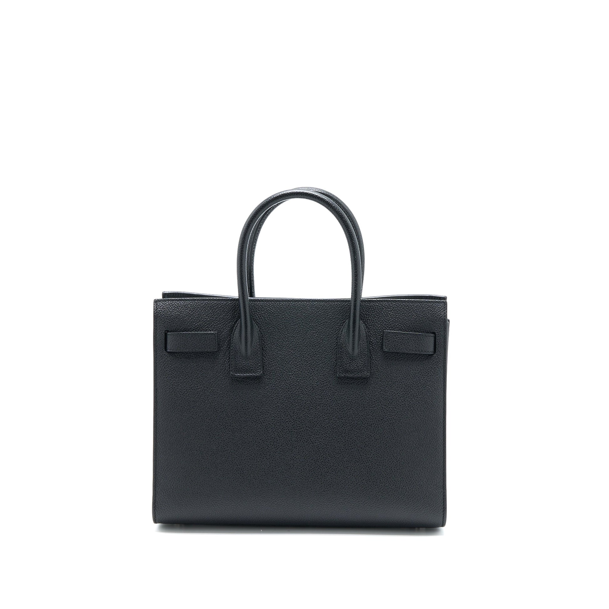 YSL Saint Laurent Saint Laurent Sac De Jour Babe Grained Black Travel Bag