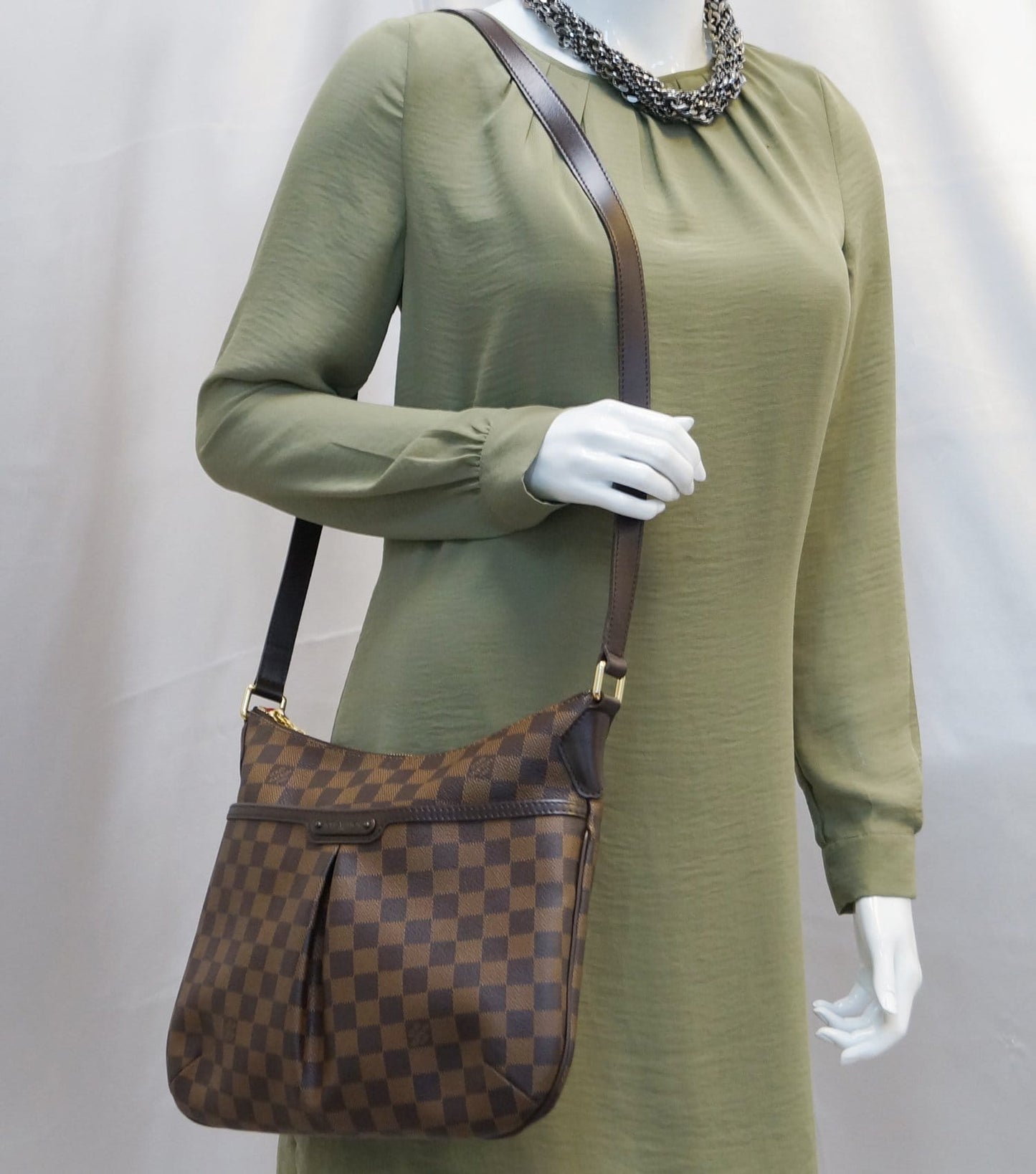 Louis Damier Ebene Bloomsbury Pm Crossbody Bag
