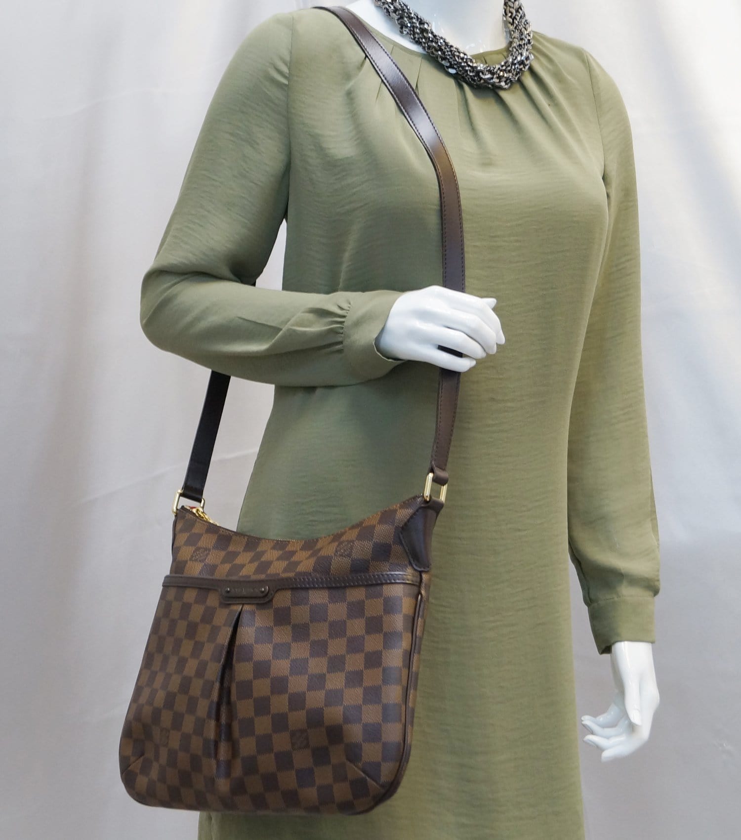 Louis Damier Ebene Bloomsbury Pm Crossbody Bag