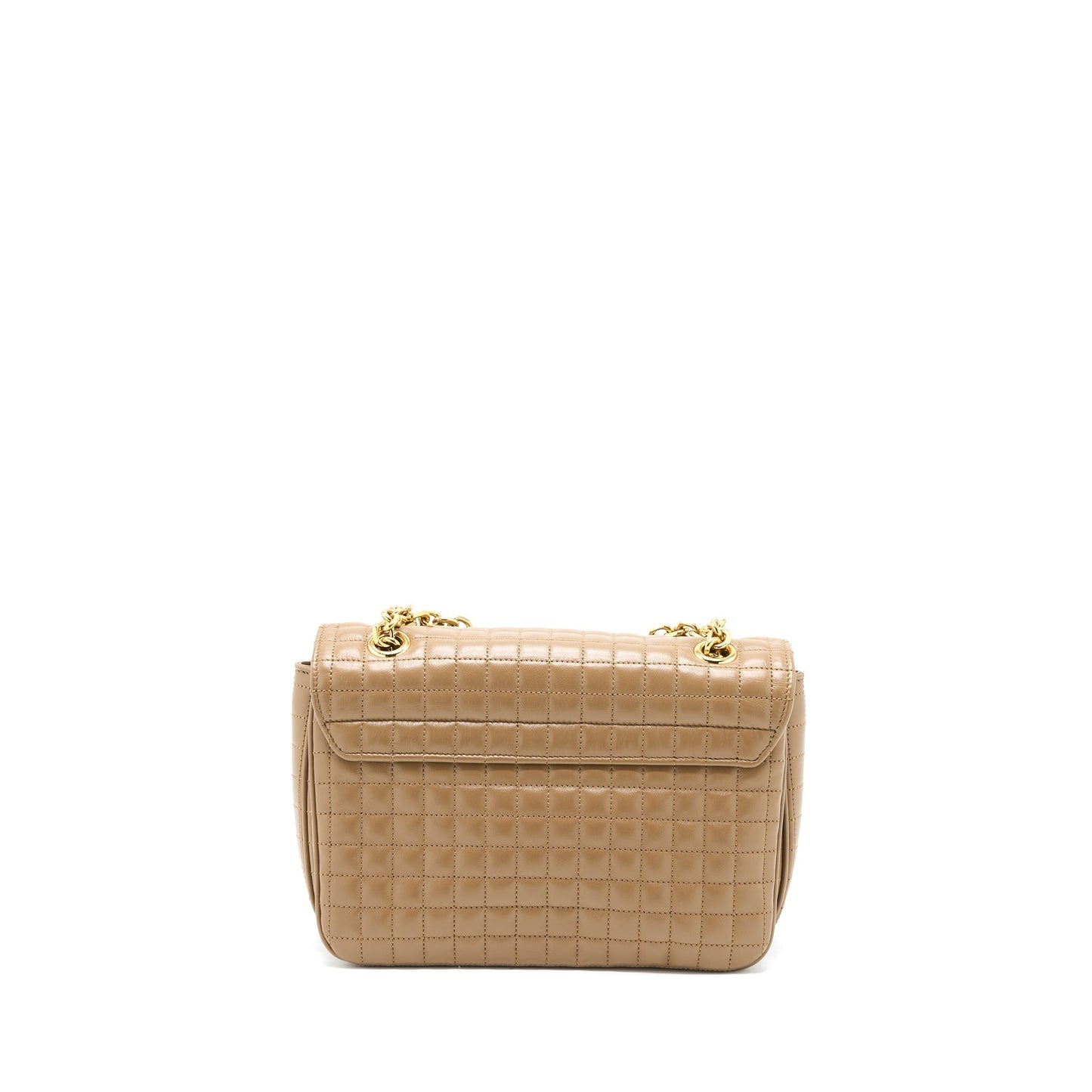 Celine C Purse Calfskin Light Camel Handbag Travel Bag