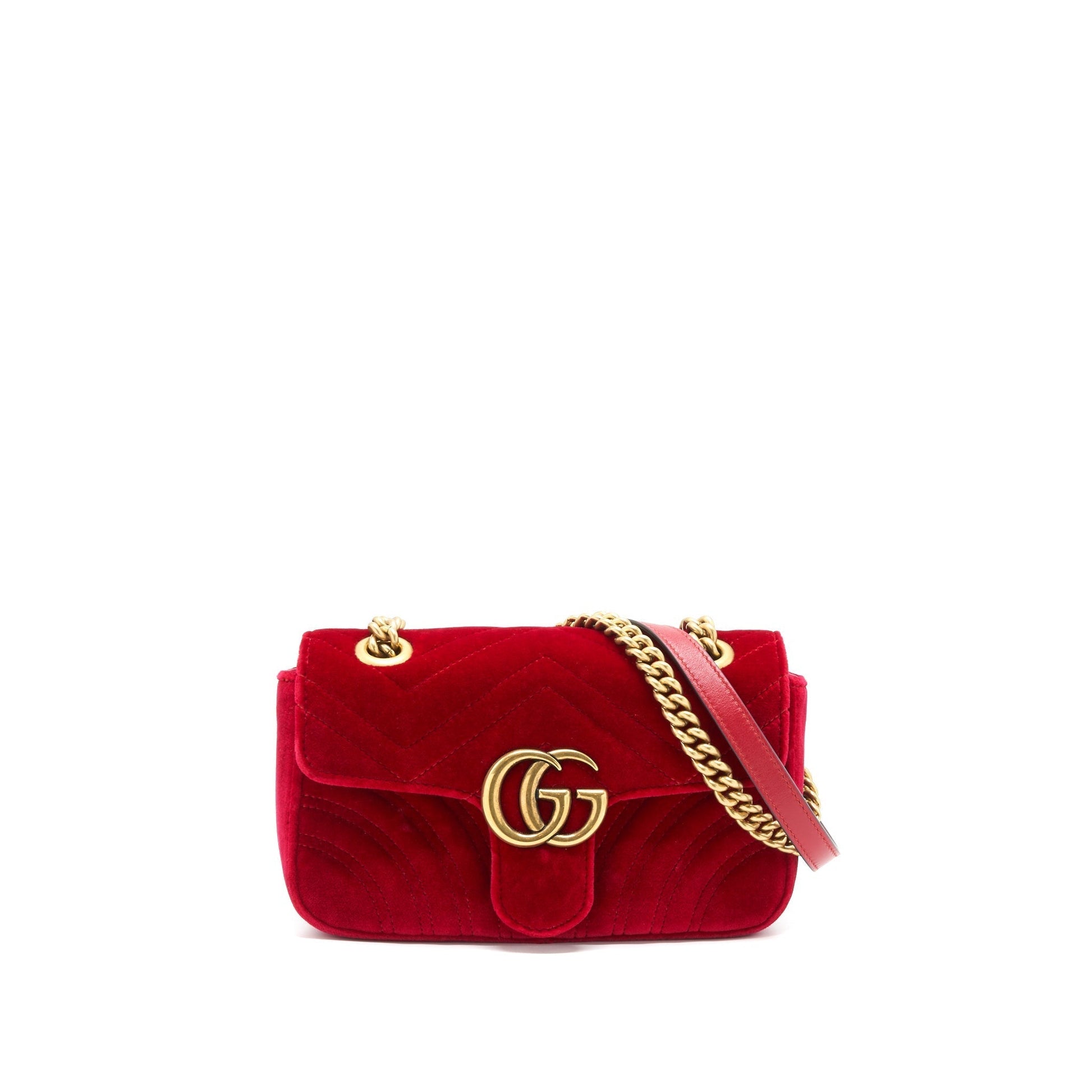 Gucci Velvet Marmont Bag Matelasse Mini Tote Bag