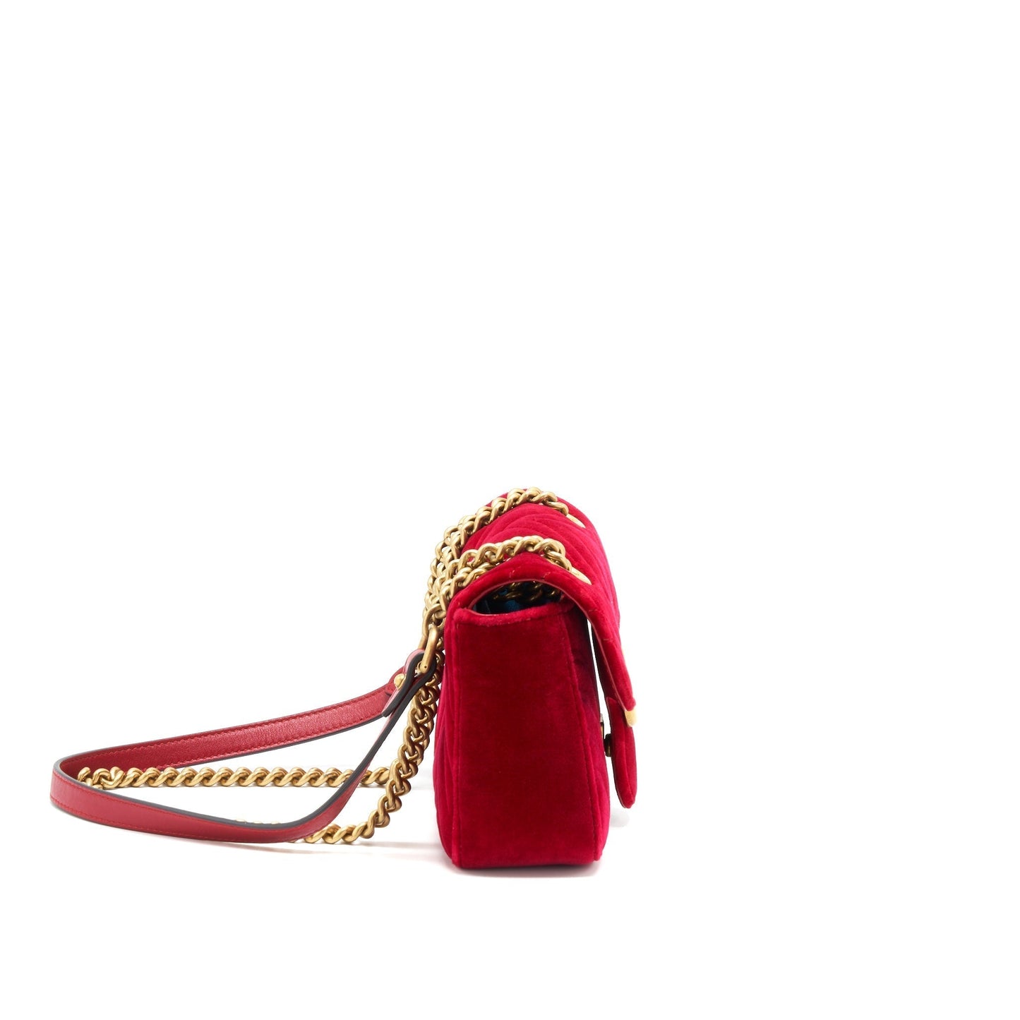 Gucci Velvet Marmont Bag Matelasse Mini Tote Bag