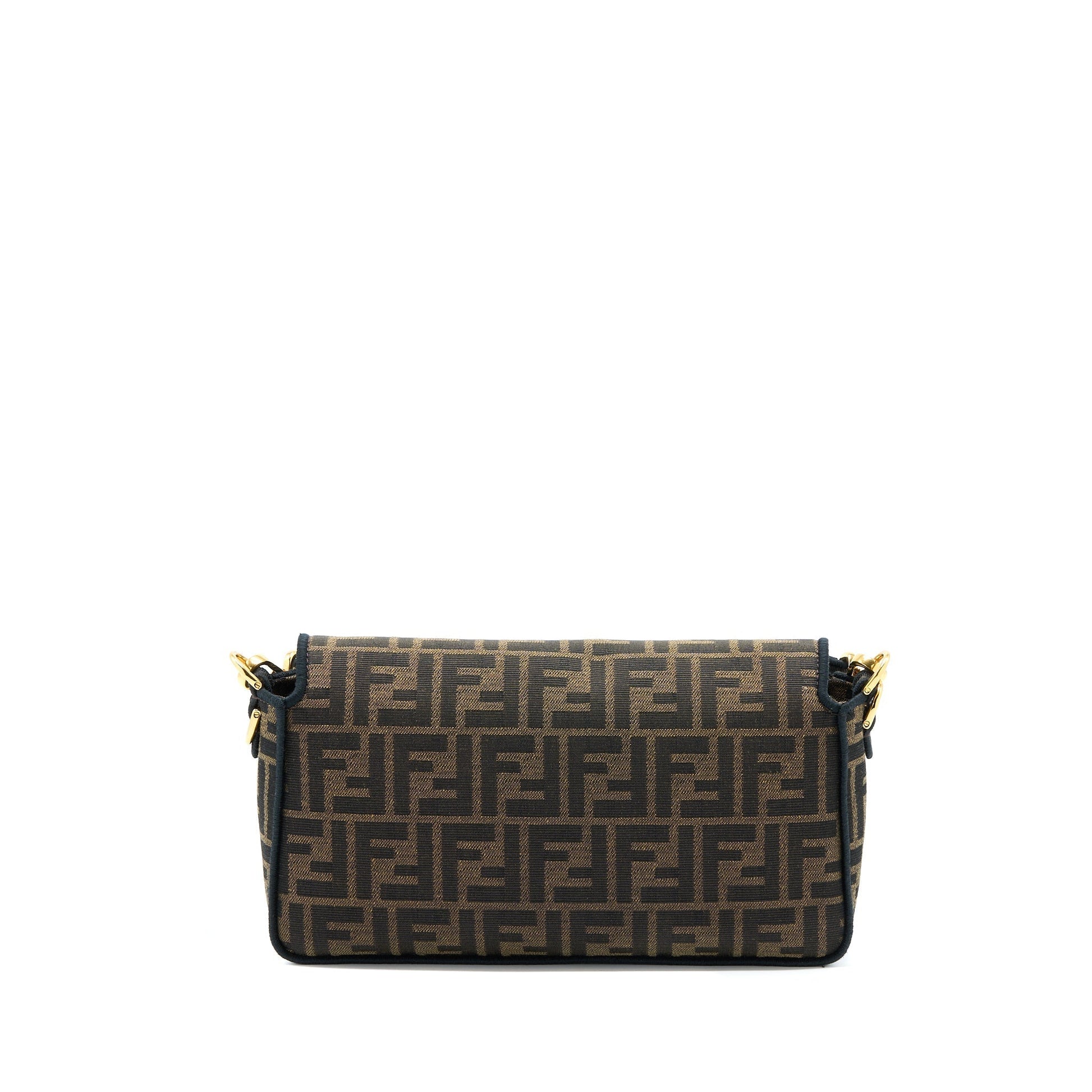 Fendi Baguette Purse Canvas Mini Shoulder Bag