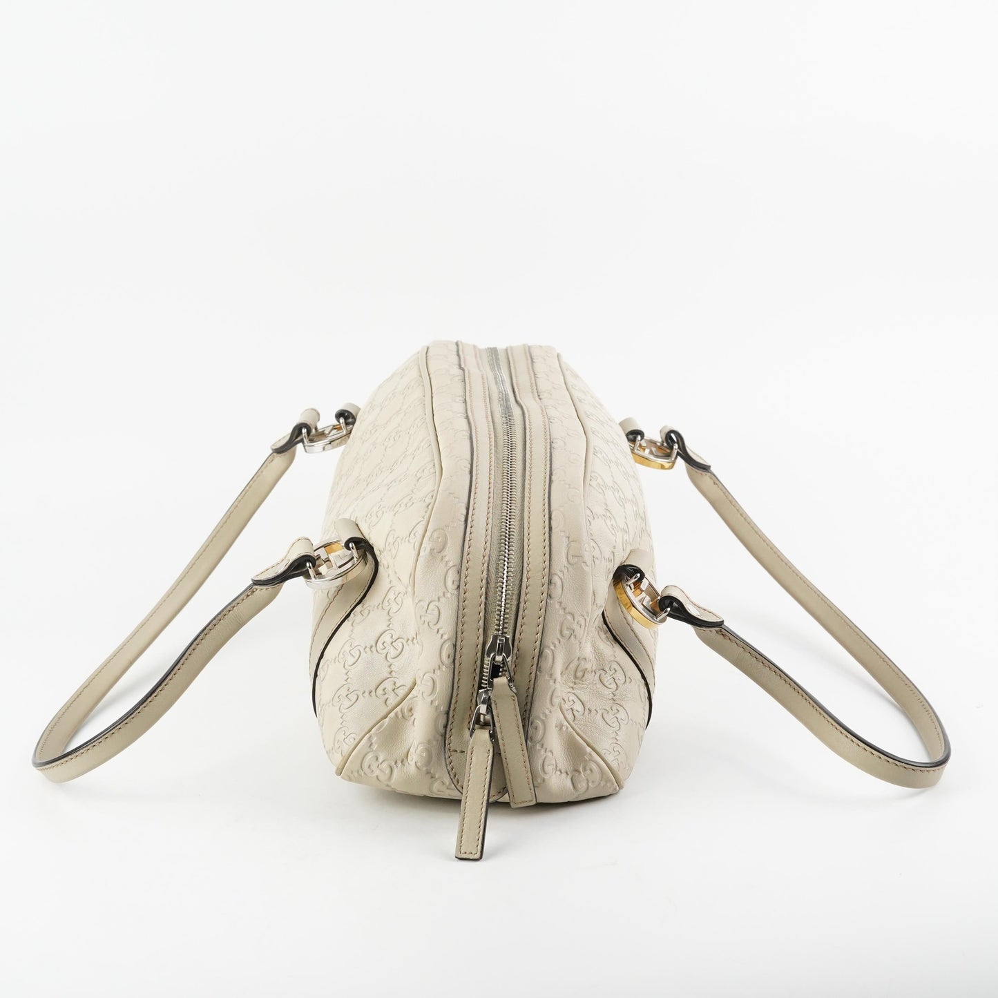 Gucci ssima Twin Shoulder Bag Off White