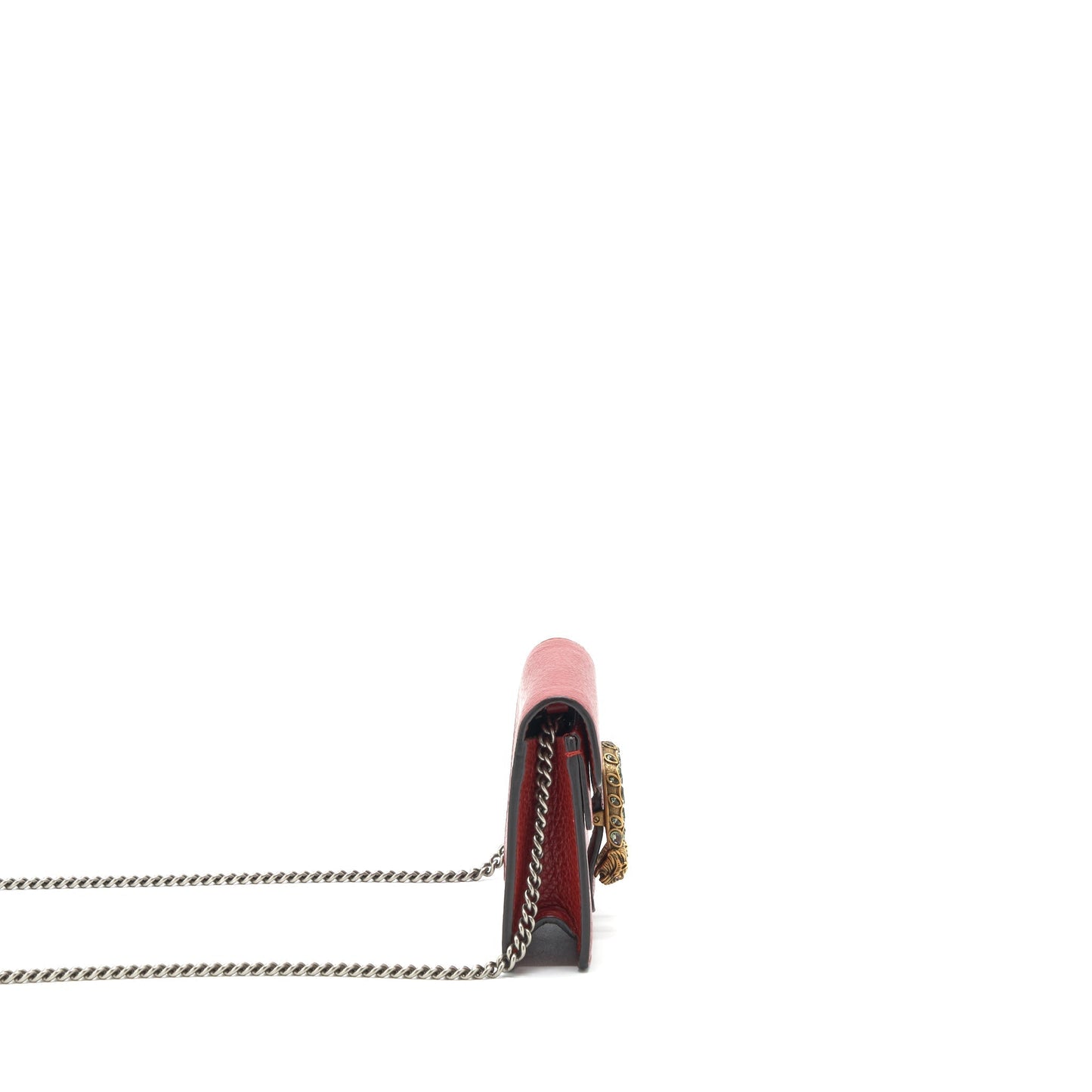 Gucci Dionysus Super Bag Shw Leather Red Travel Bag