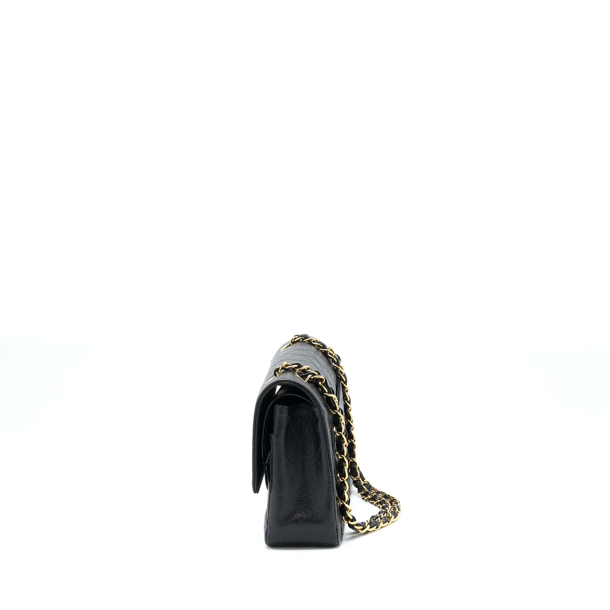 Chanel Classic Double Flap Caviar GHW Black Shoulder Bag Ghw 1