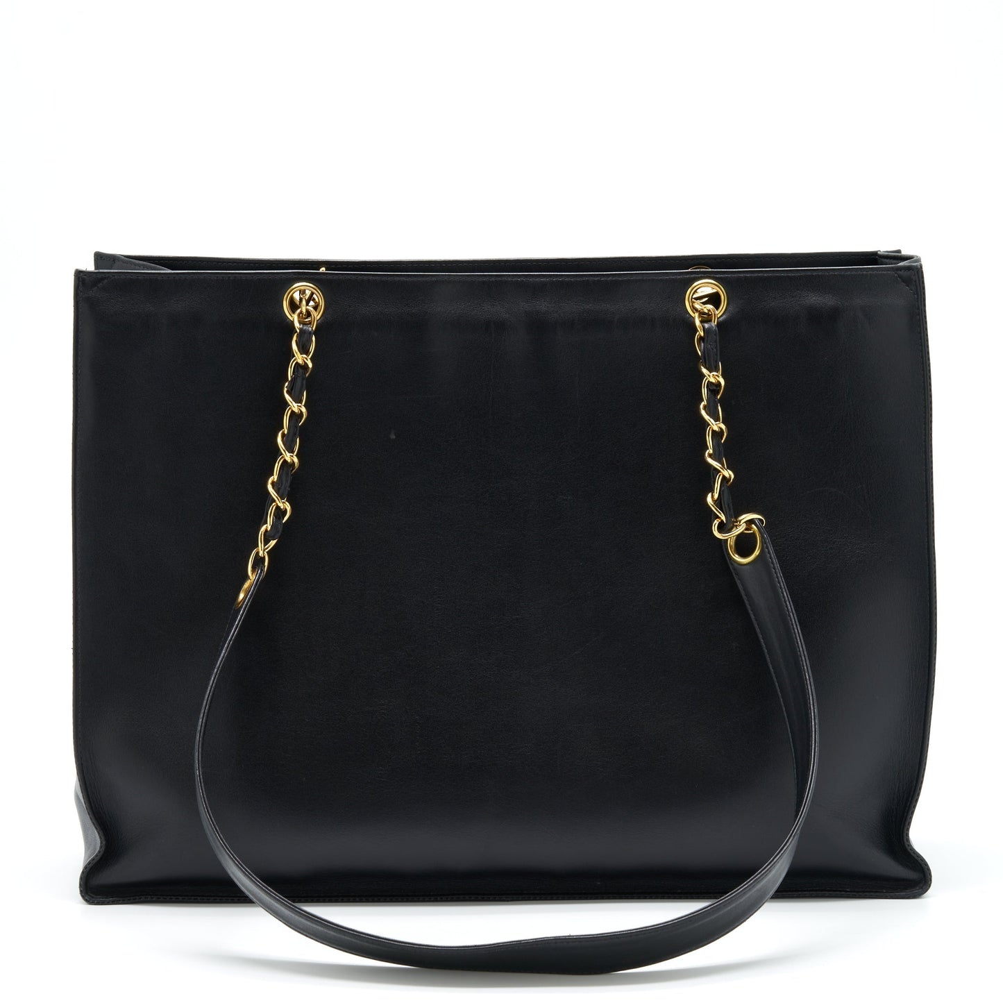 Chanel CC Timeless Shopping Lambskin GHW Black Tote Bag
