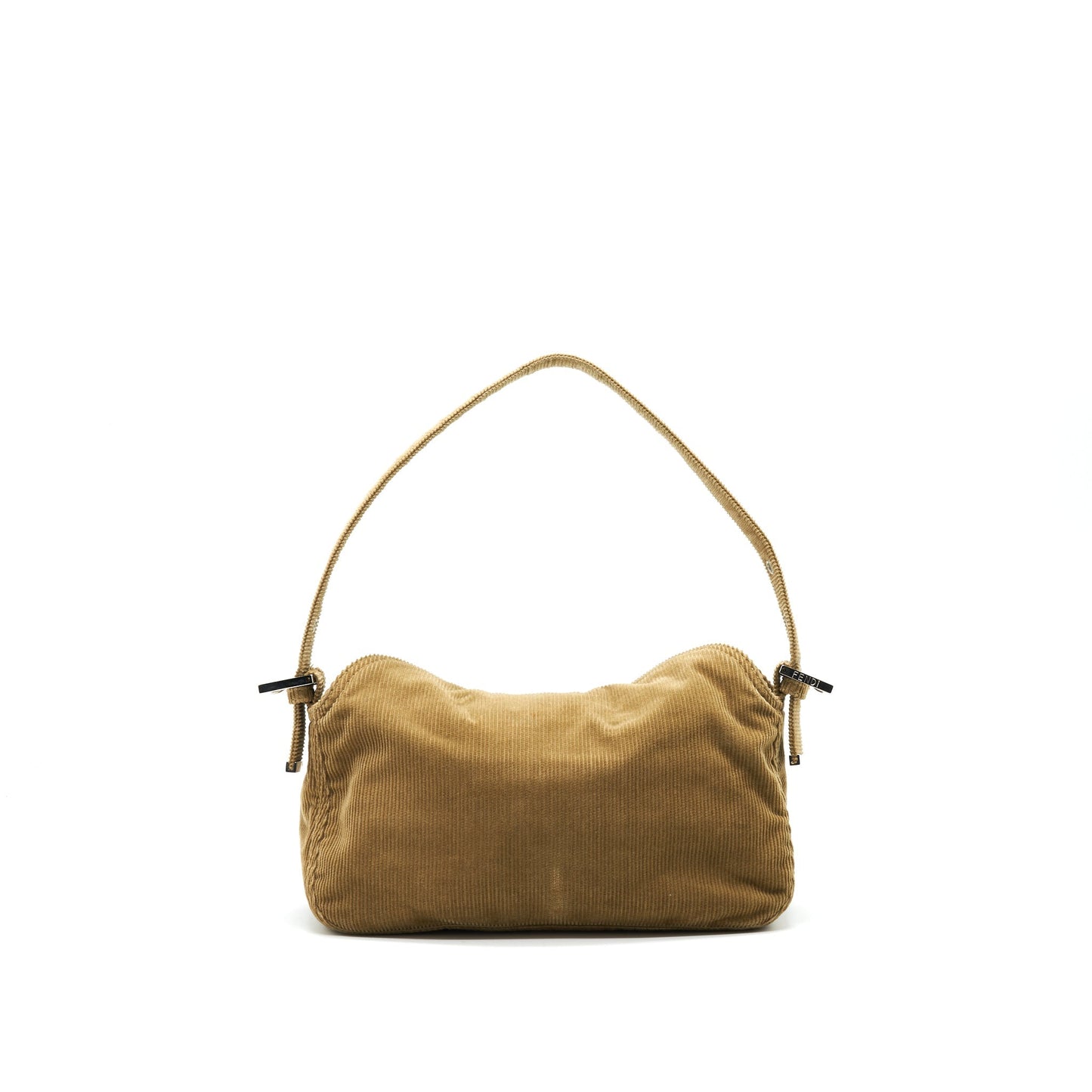Fendi Baguette Purse Light Nylon Brown Shoulder Bag
