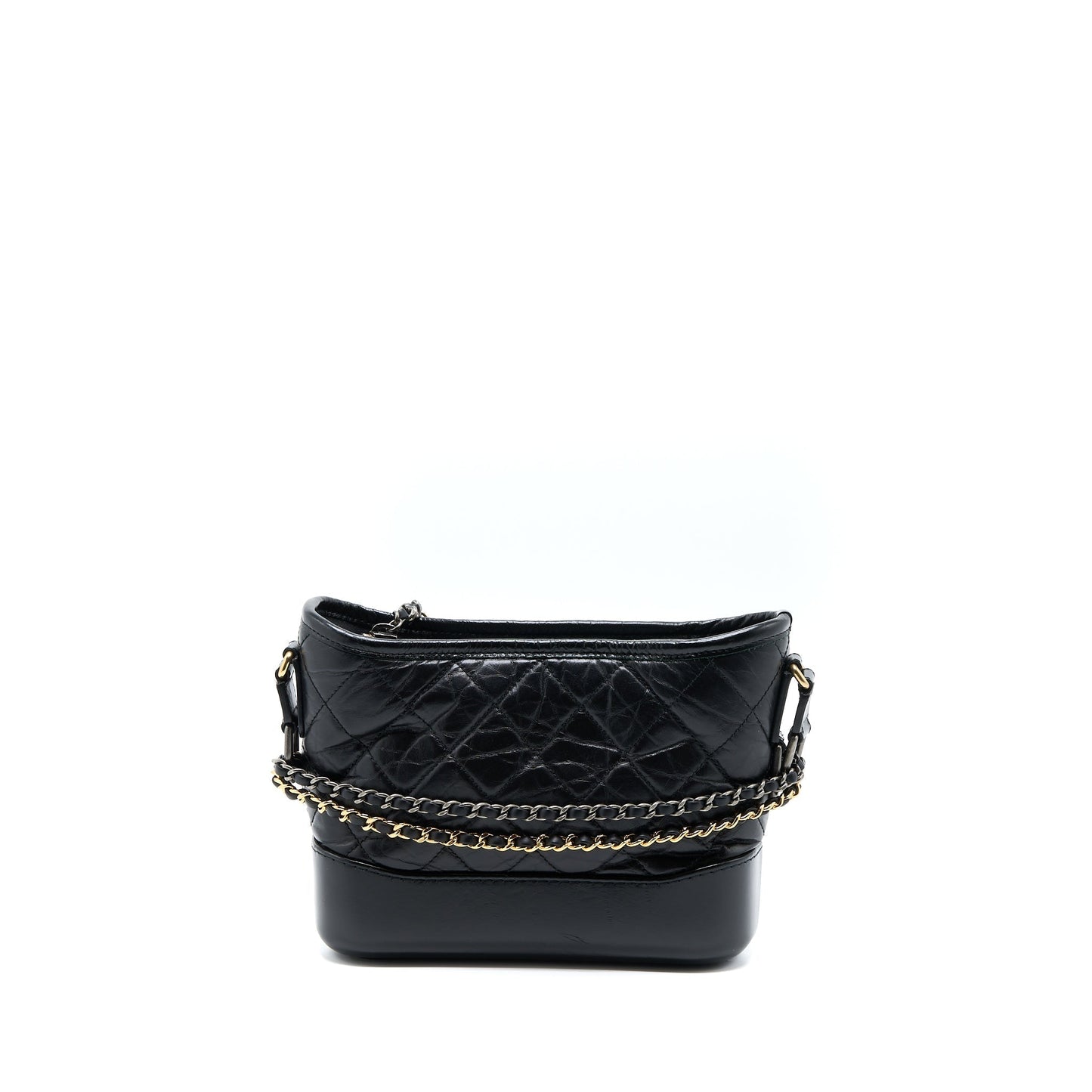 Chanel Gabrielle Hobo Calfskin Hardware Multicolor Multicolour Black Small Shoulder Bag