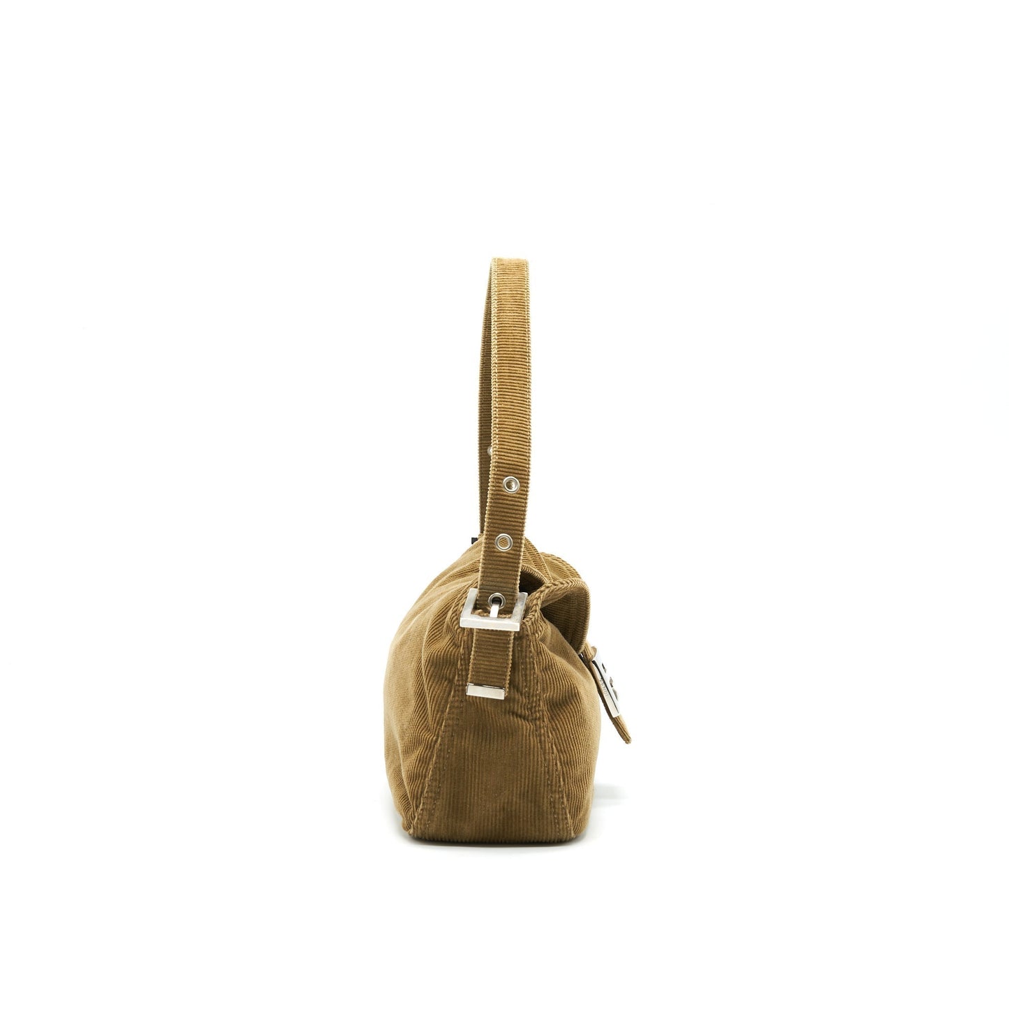 Fendi Baguette Purse Light Nylon Brown Shoulder Bag