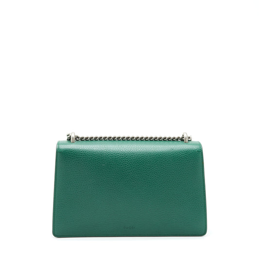 Gucci Dionysus Shoulder Bag With Multicolour Hardware Green Small