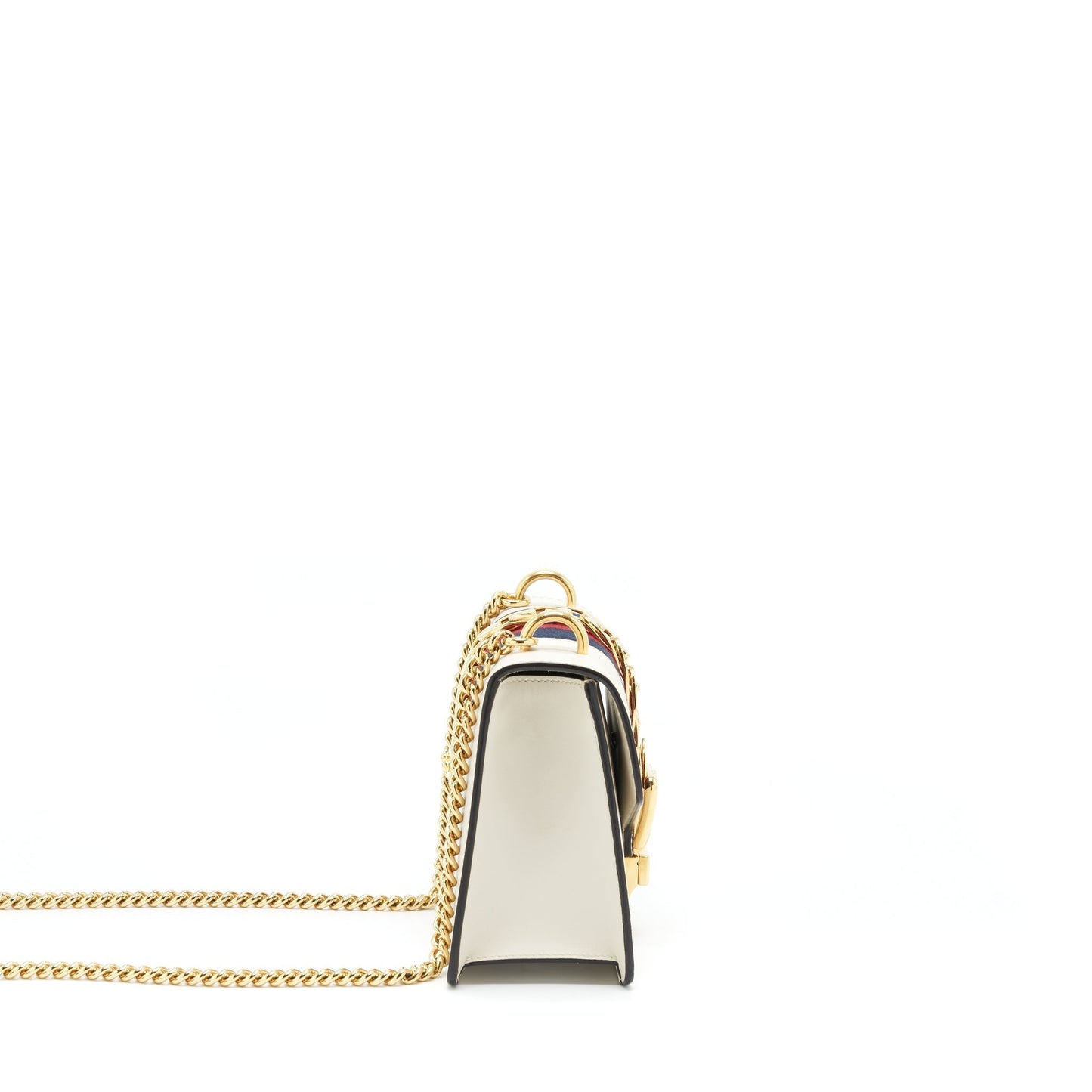 Gucci Sylvie Bag White Mini Travel Bag Ghw 1
