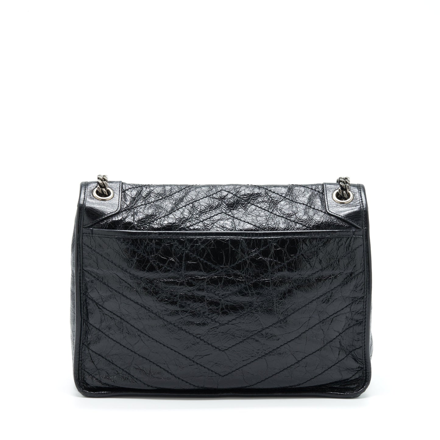 YSL Saint Laurent Saint Laurent Niki Purse Calfskin Shoulder Bag Black Mini