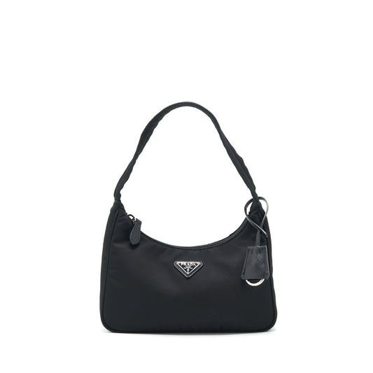 Prada Tessuto Purse Handbag Nylon Black Travel Bag