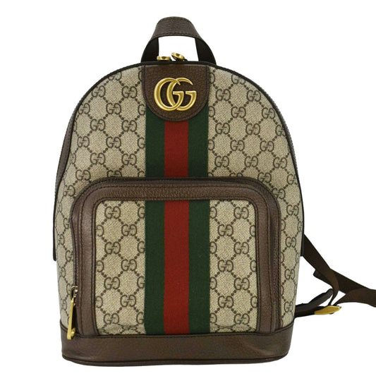 Gucci Ophidia Supreme Backpack Canvas Beige Backpack 547965