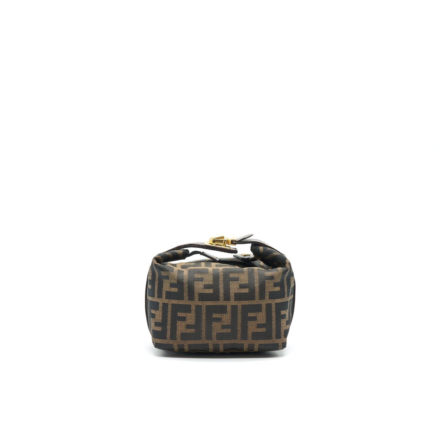 Fendi Zucca Cosmetic Purse Canvas Mini Travel Bag
