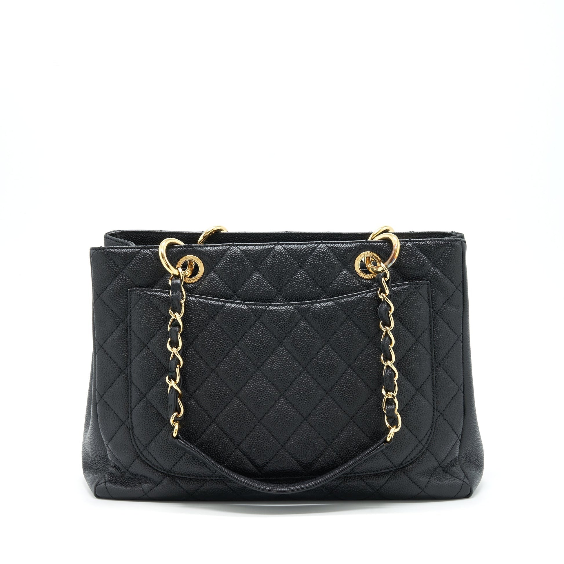 Chanel Grand Shopping Caviar GHW Black Tote Bag Ghw 1