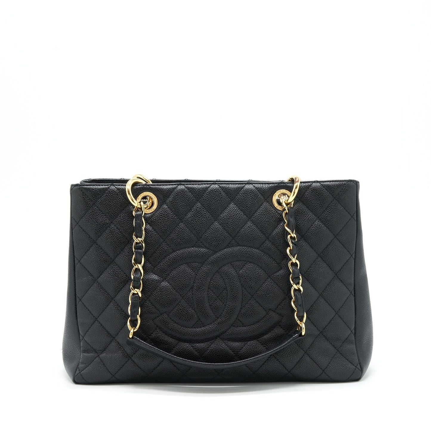 Chanel Grand Shopping Caviar GHW Black Tote Bag Ghw 1