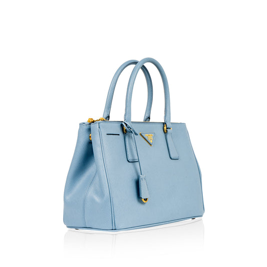 Prada Galleria Tote Bag Baby Blue New