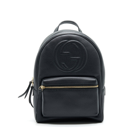 Gucci Soho Backpack Leather Black