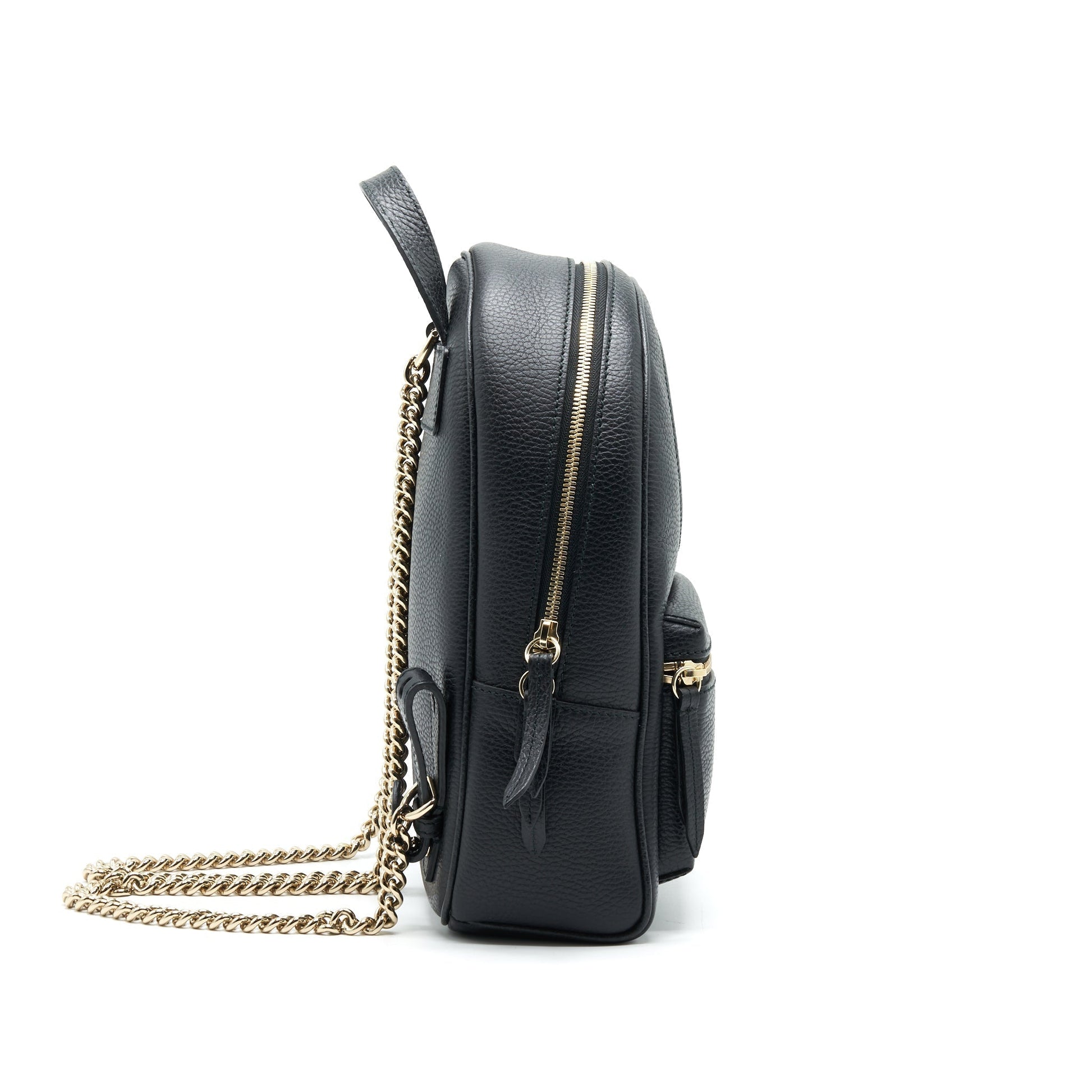 Gucci Soho Backpack Leather Black