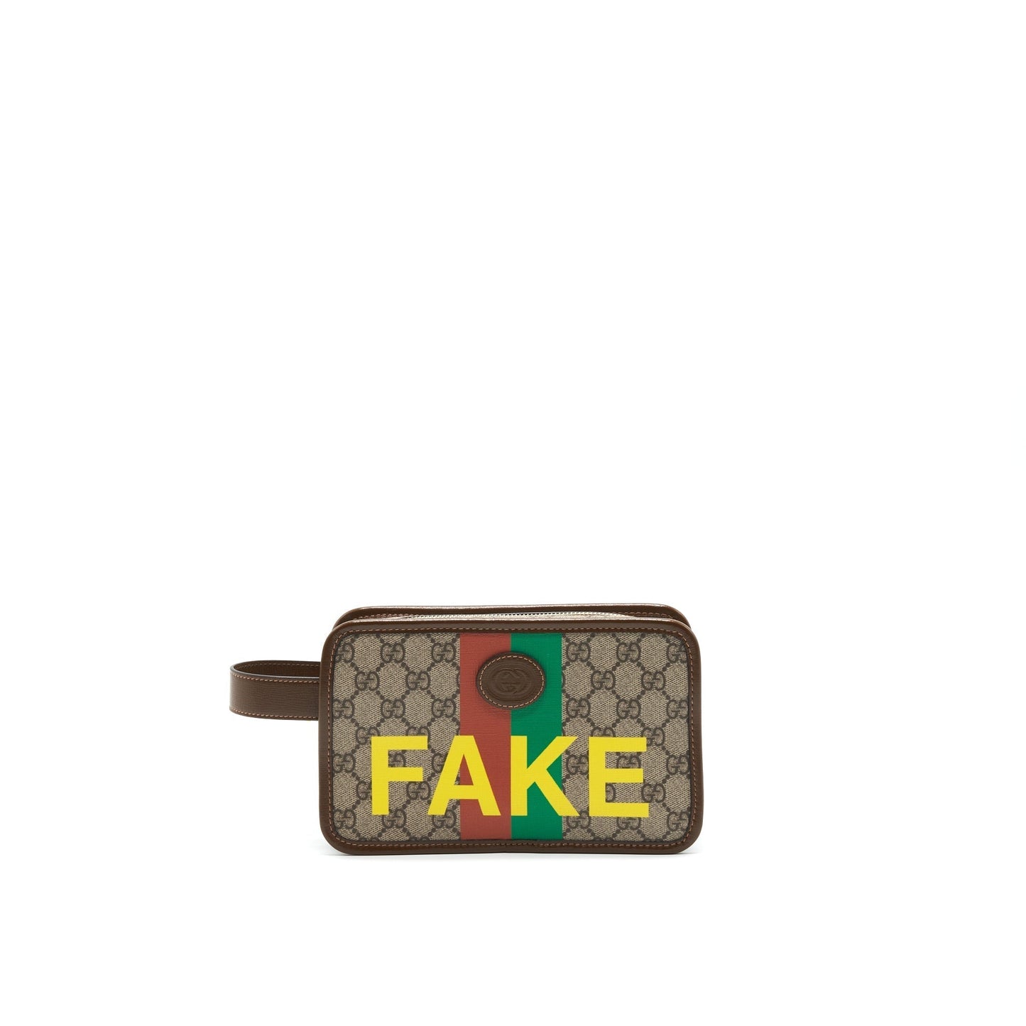 Gucci Not Fake Pouch Clutch Logo Clutch Bag
