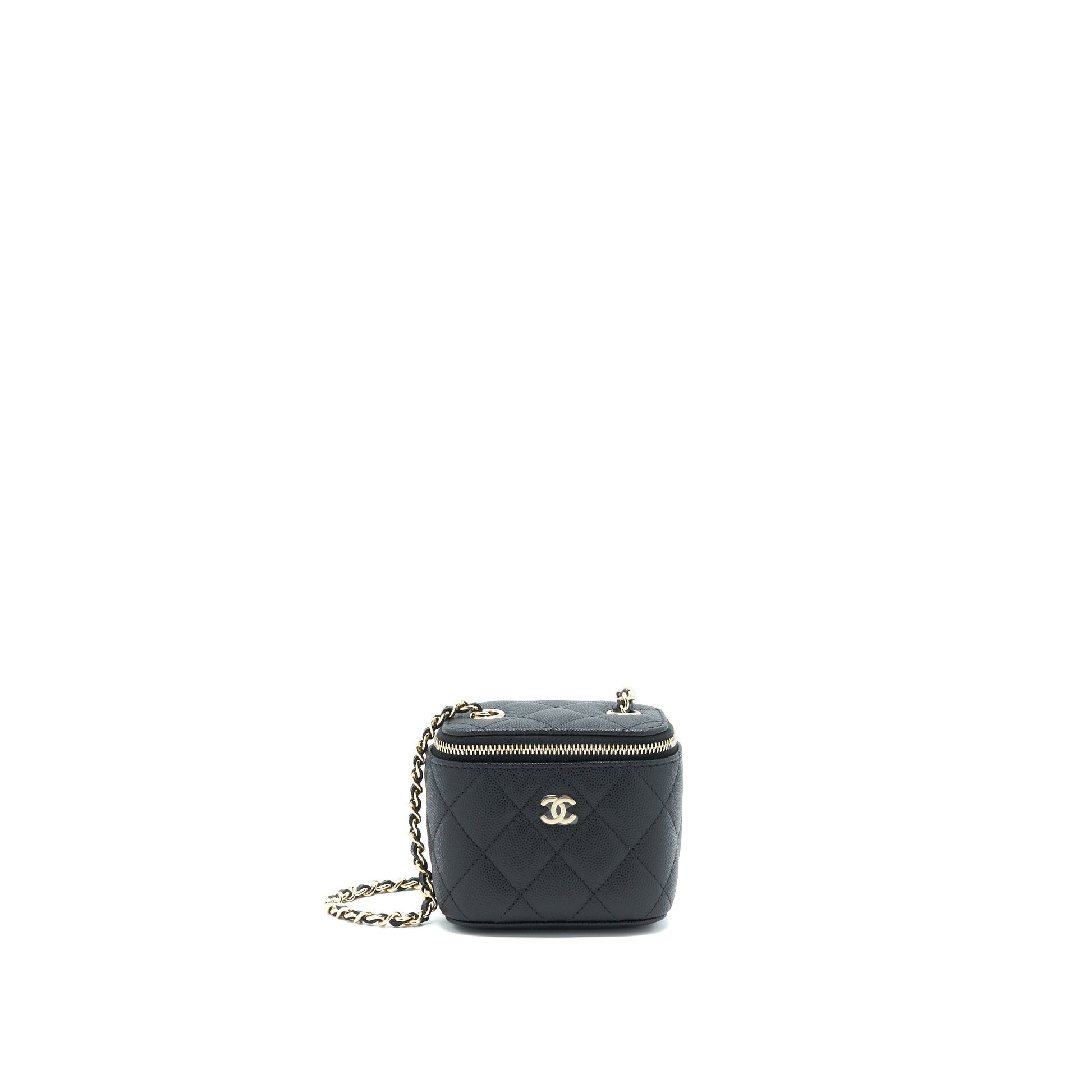 Chanel Vanify Caviar LGHW Black Mini Bag