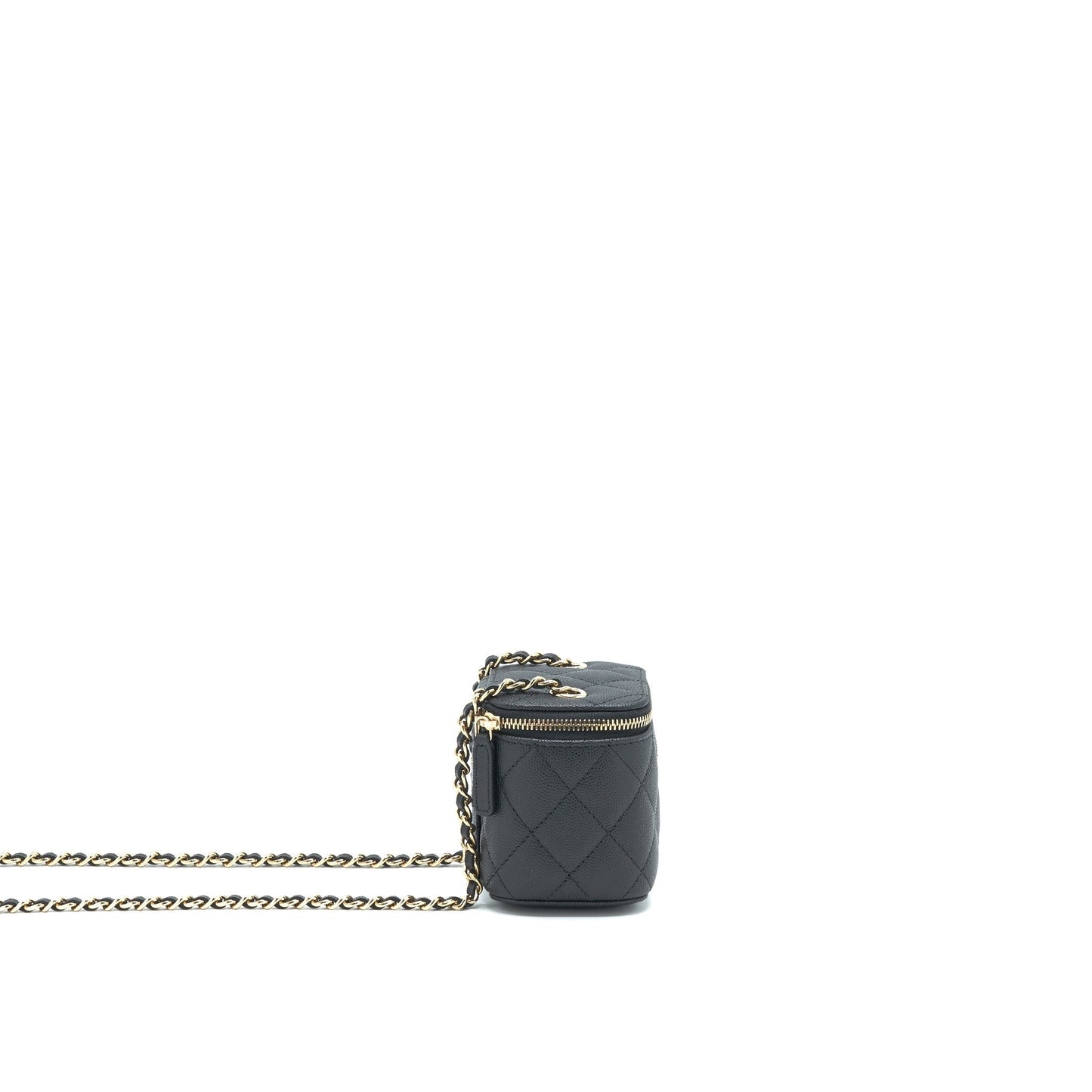 Chanel Vanify Caviar LGHW Black Mini Bag