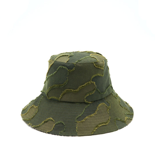 Dior Size Camouflage Oblique Hat Handbag Bucket Bucket Bag