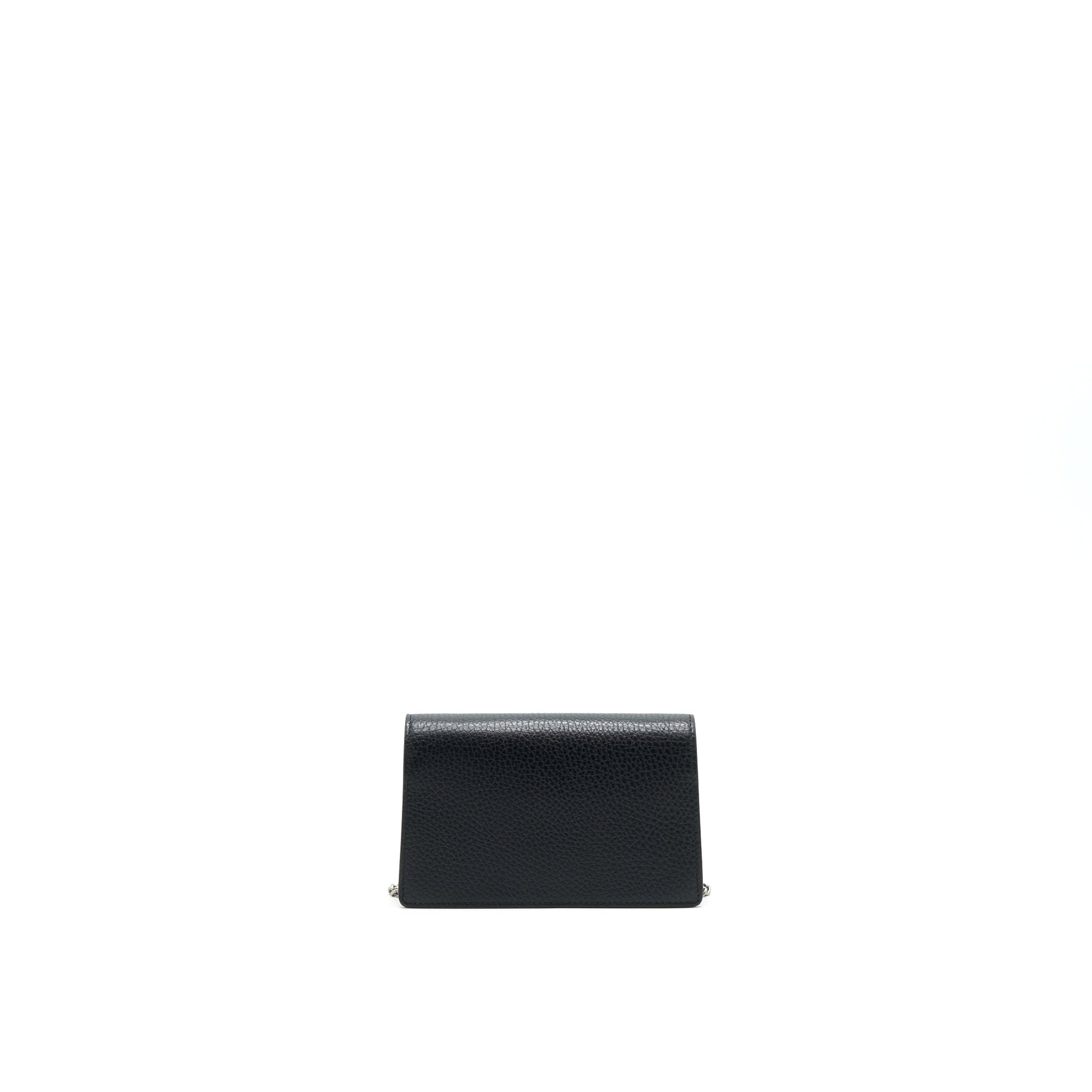 Gucci Super Dionysus Bag With Shw Black Mini Travel Bag