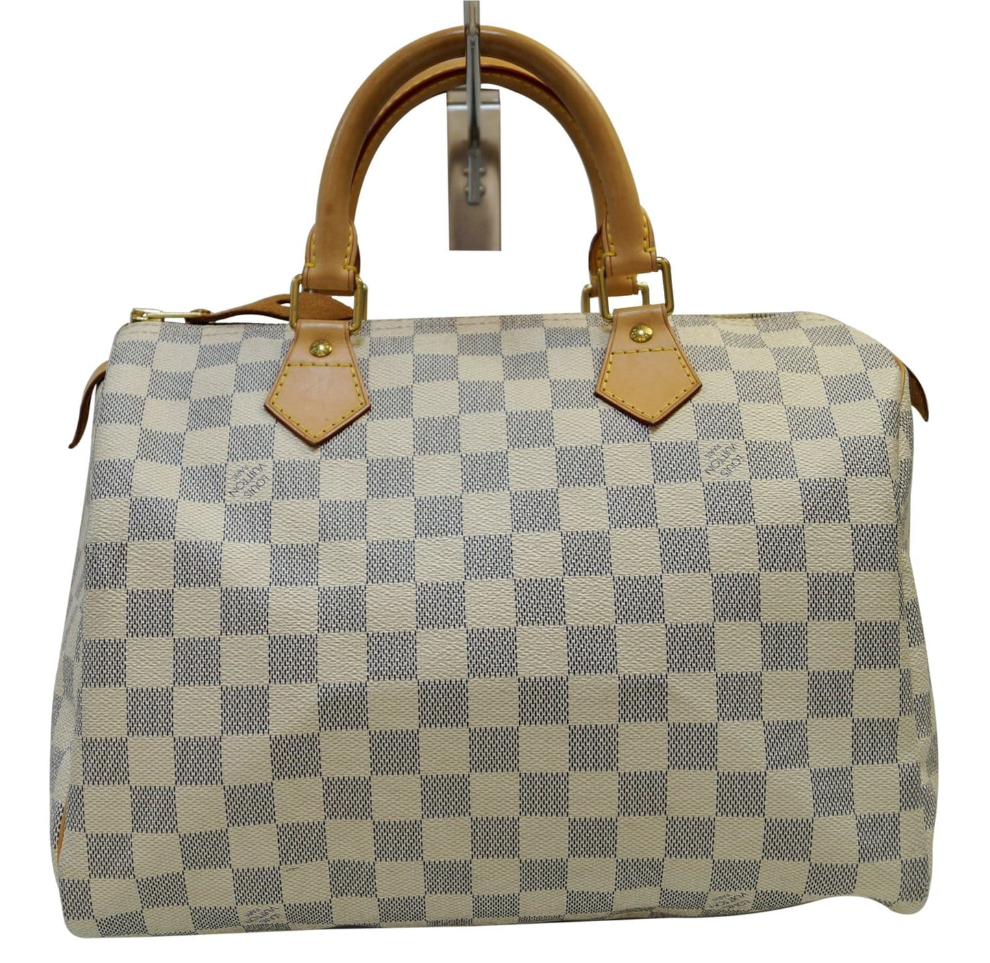 Louis Damier Azur Speedy Satchel Bag Travel Bag
