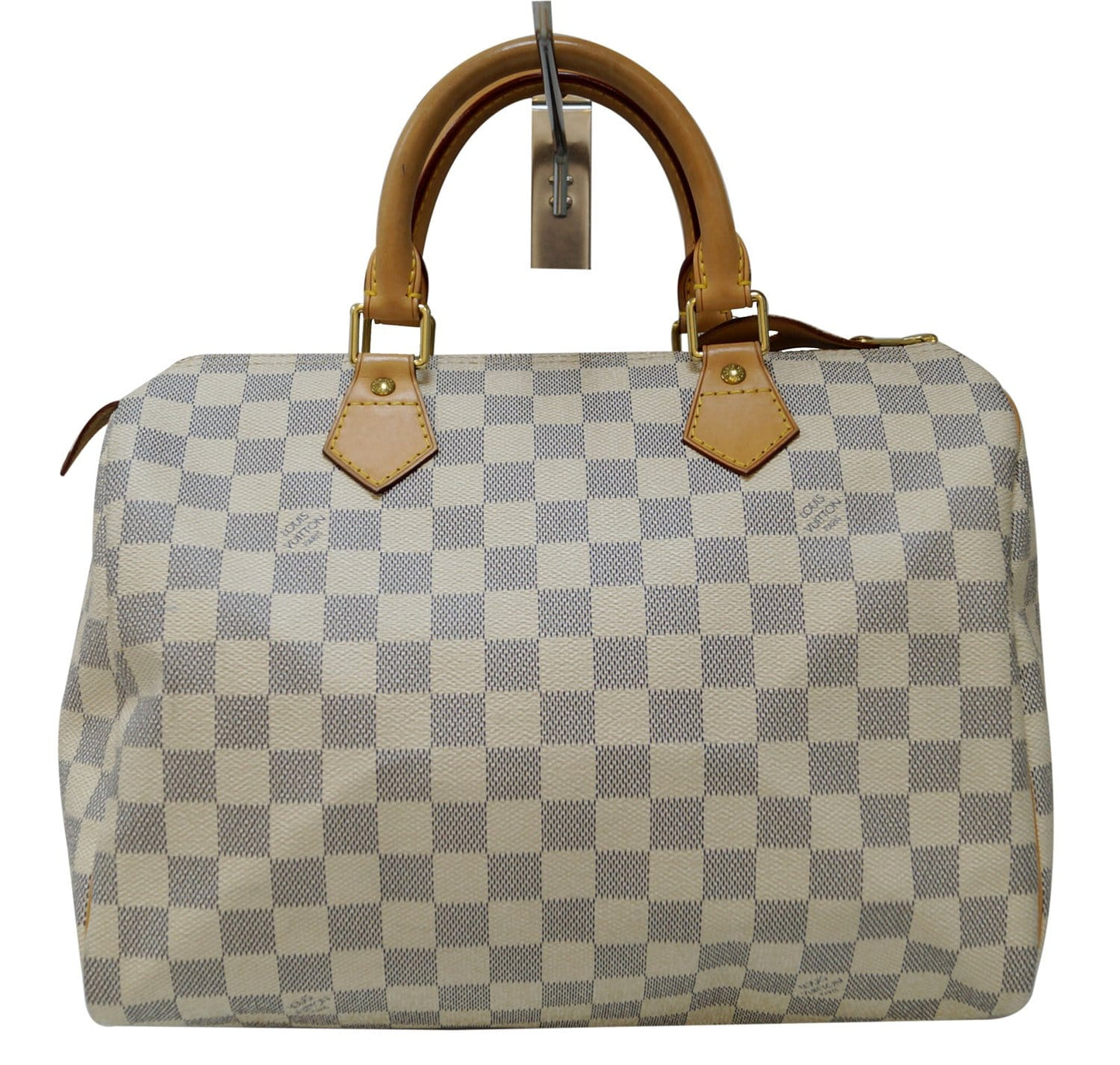 Louis Damier Azur Speedy Satchel Bag Travel Bag
