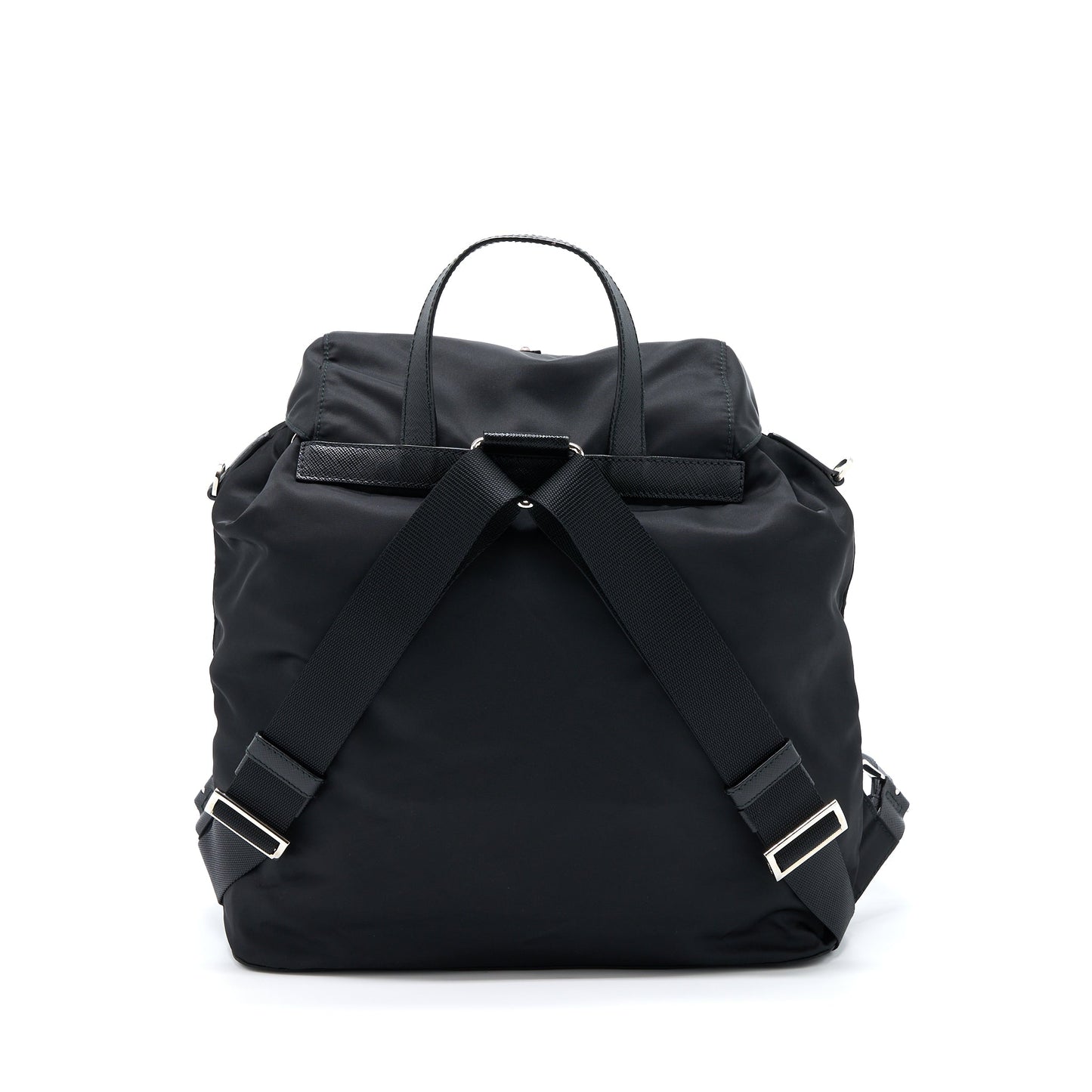 Prada Backpack Multicoloured Handbag Nylon Black