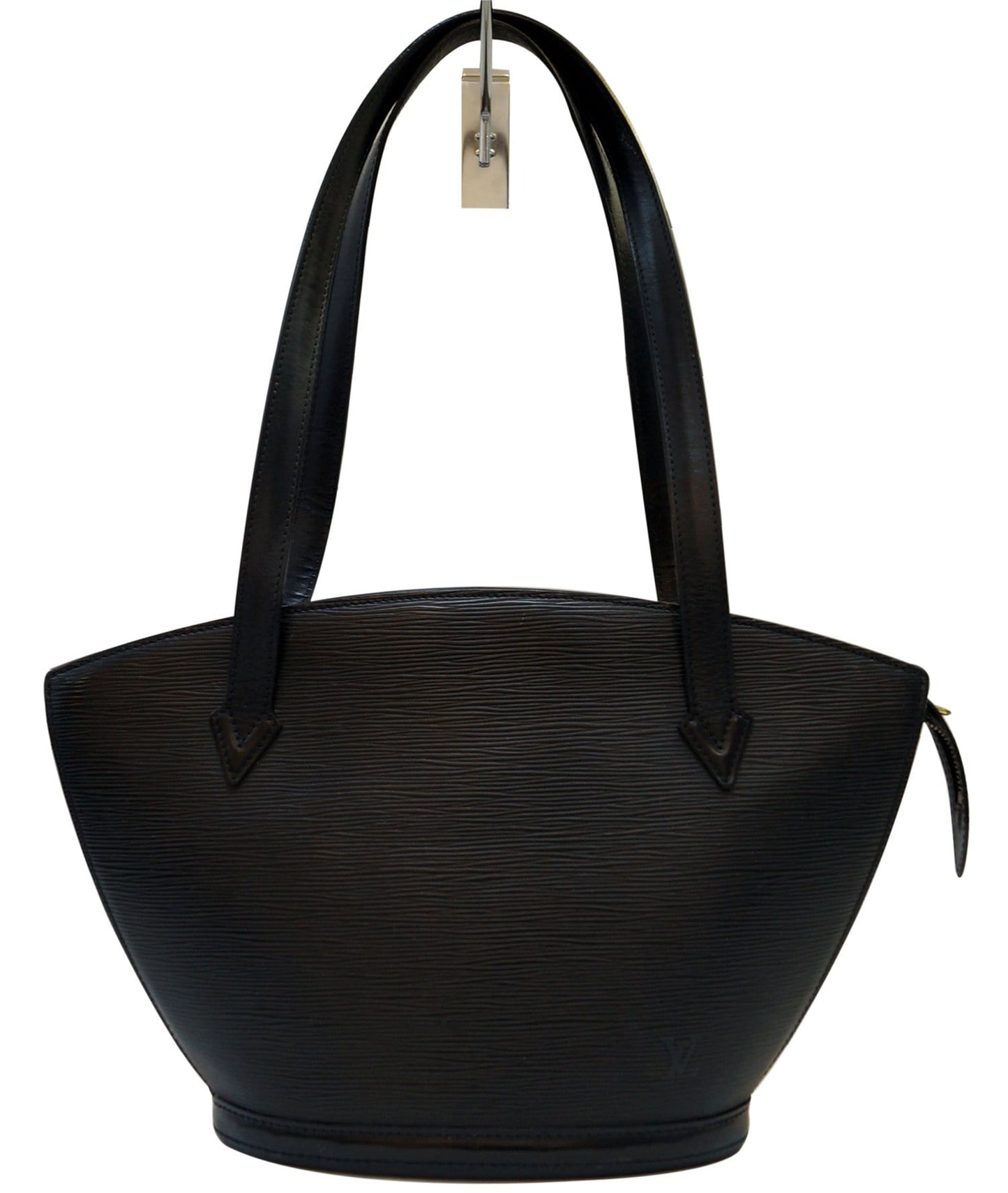 Louis Epi Saint Jacques Shoulder Bag Leather Black
