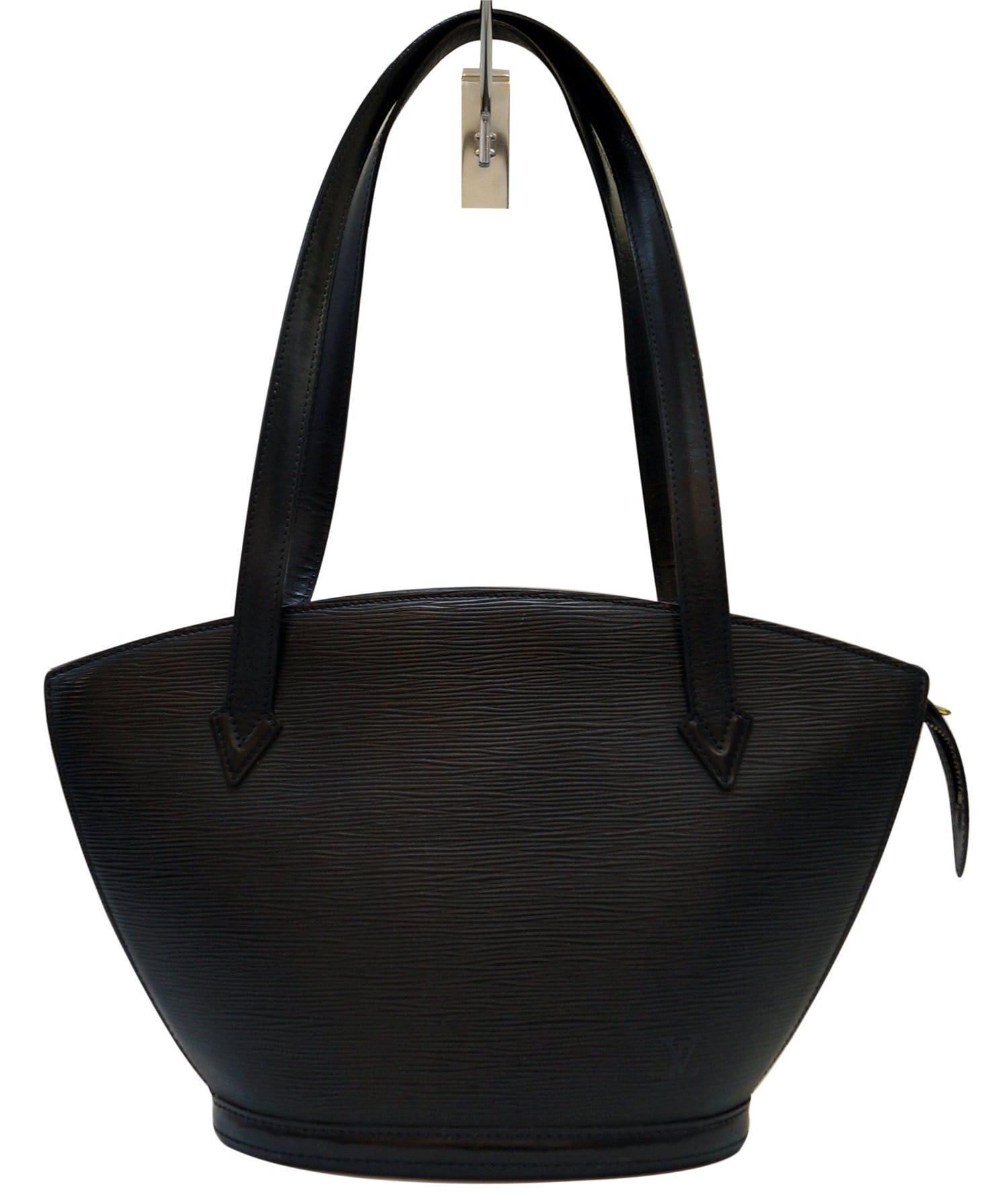 Louis Epi Saint Jacques Shoulder Bag Leather Black